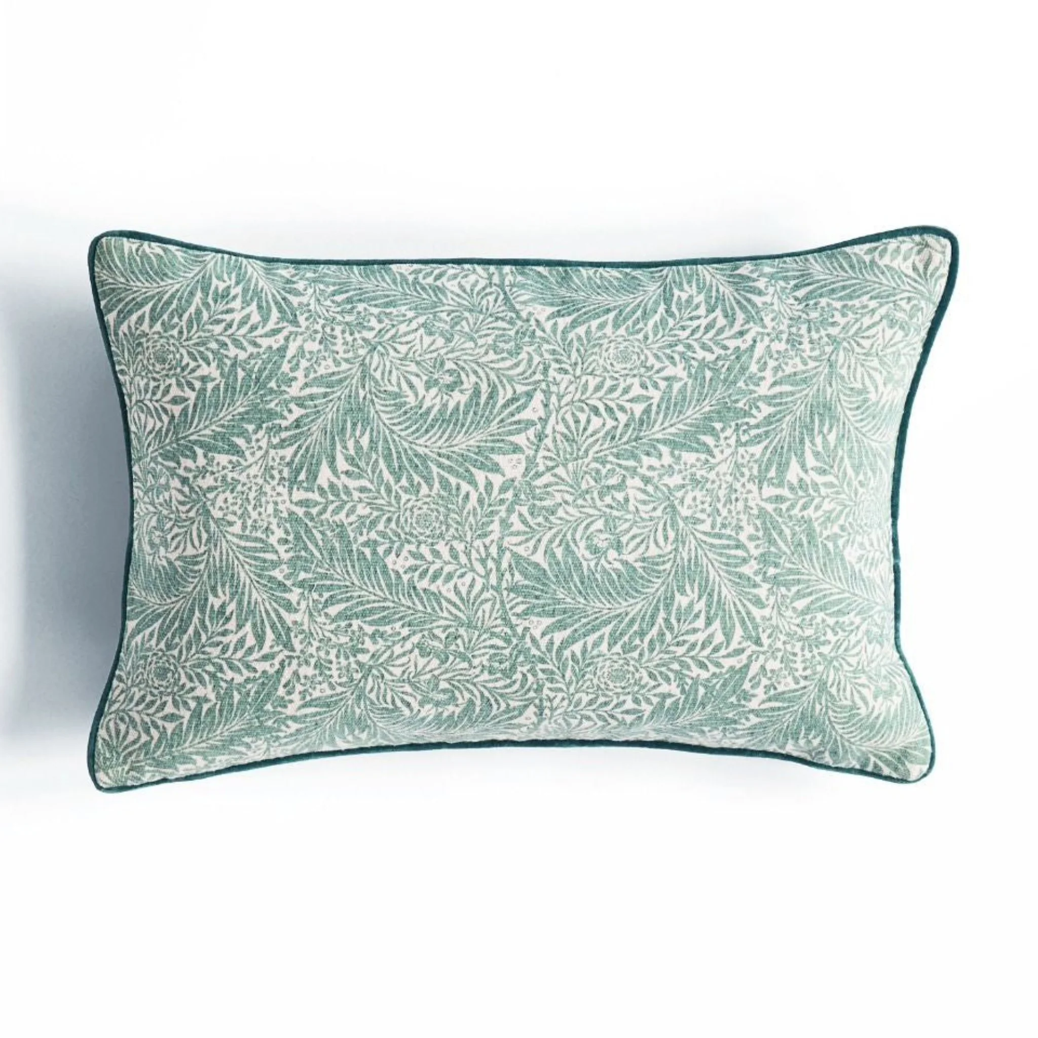 William Morris At Home Larkspur Blue Cushion - Larkspur Cushion Seafoam - Image 3