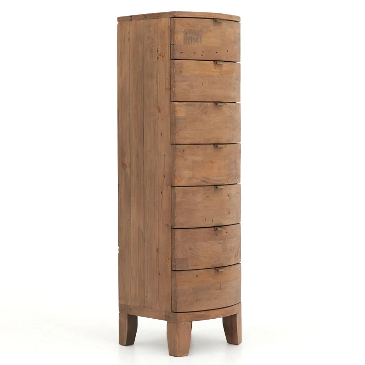 Lexington 7 Drawer Tall Chest - 7 Drawer Tall Chest Sundried Wheat - Image 5