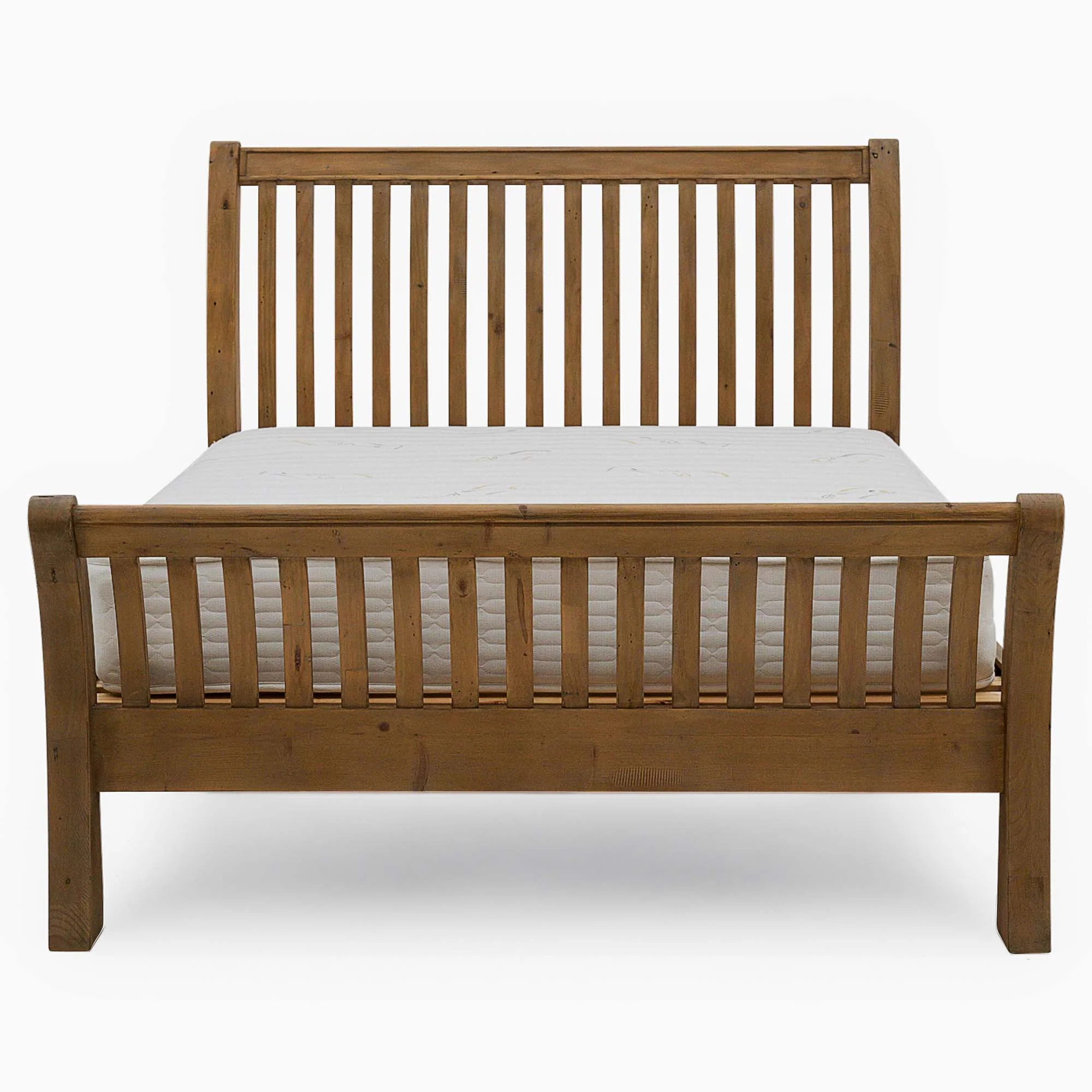 Lexington Bed - 5'0 Slatted Bedstead Sundried Wheat - Image 4