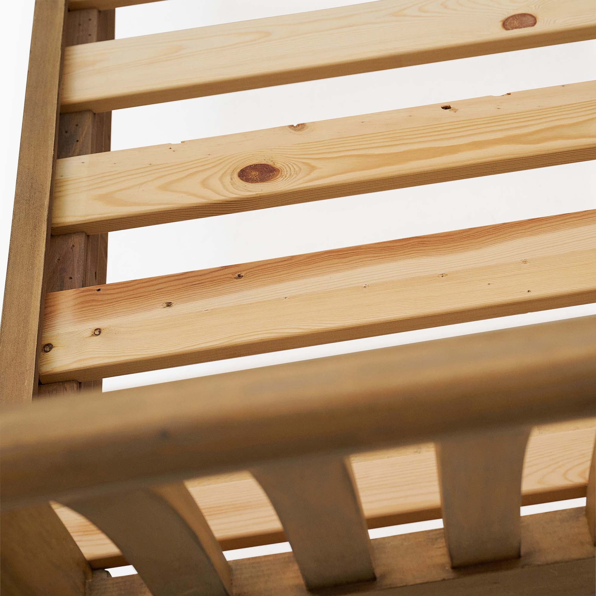 Lexington Bed - 5'0 Slatted Bedstead Sundried Wheat - Image 6