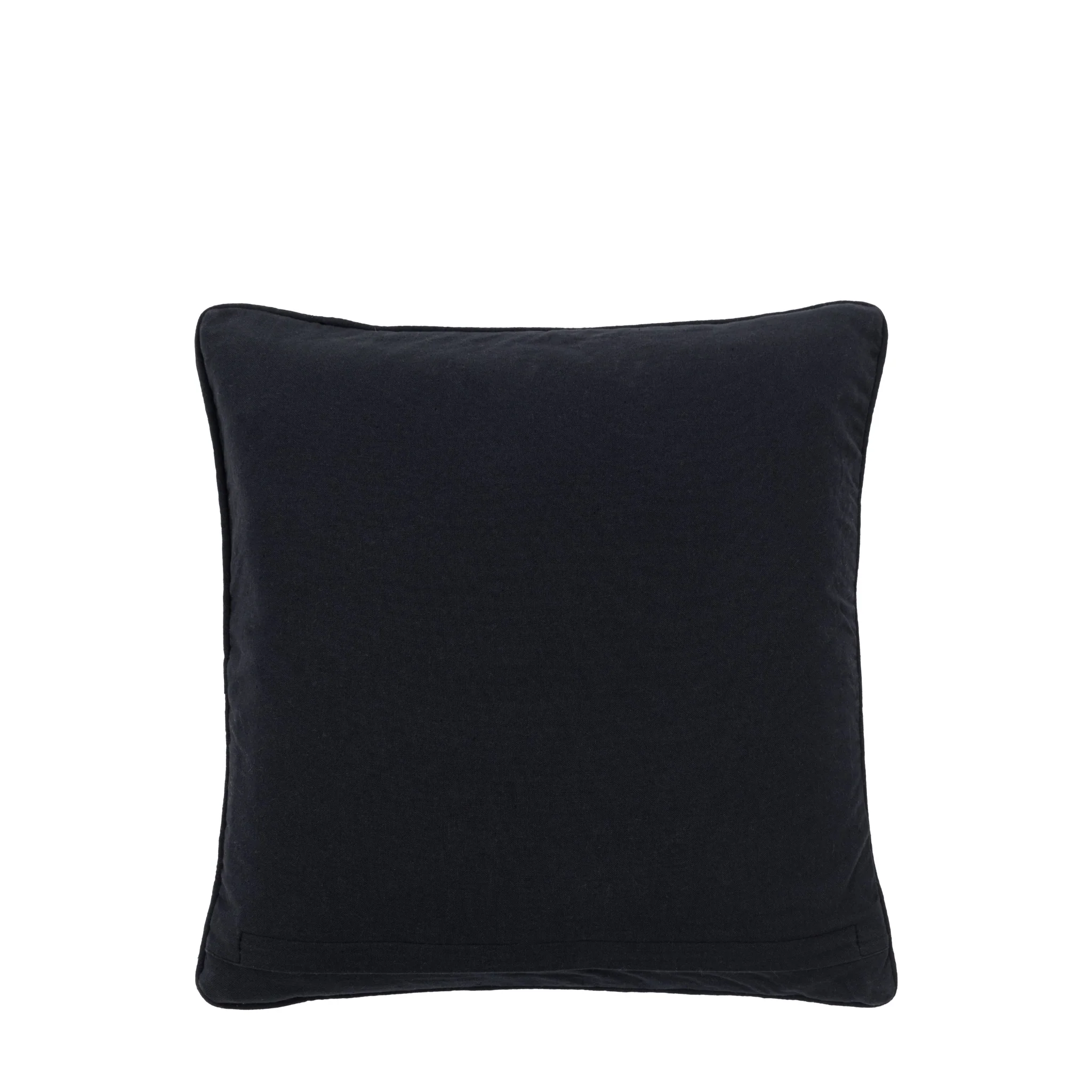 Lohko Woven Black Cushion - Lohko Woven Cushion Ink 45CM - Image 3