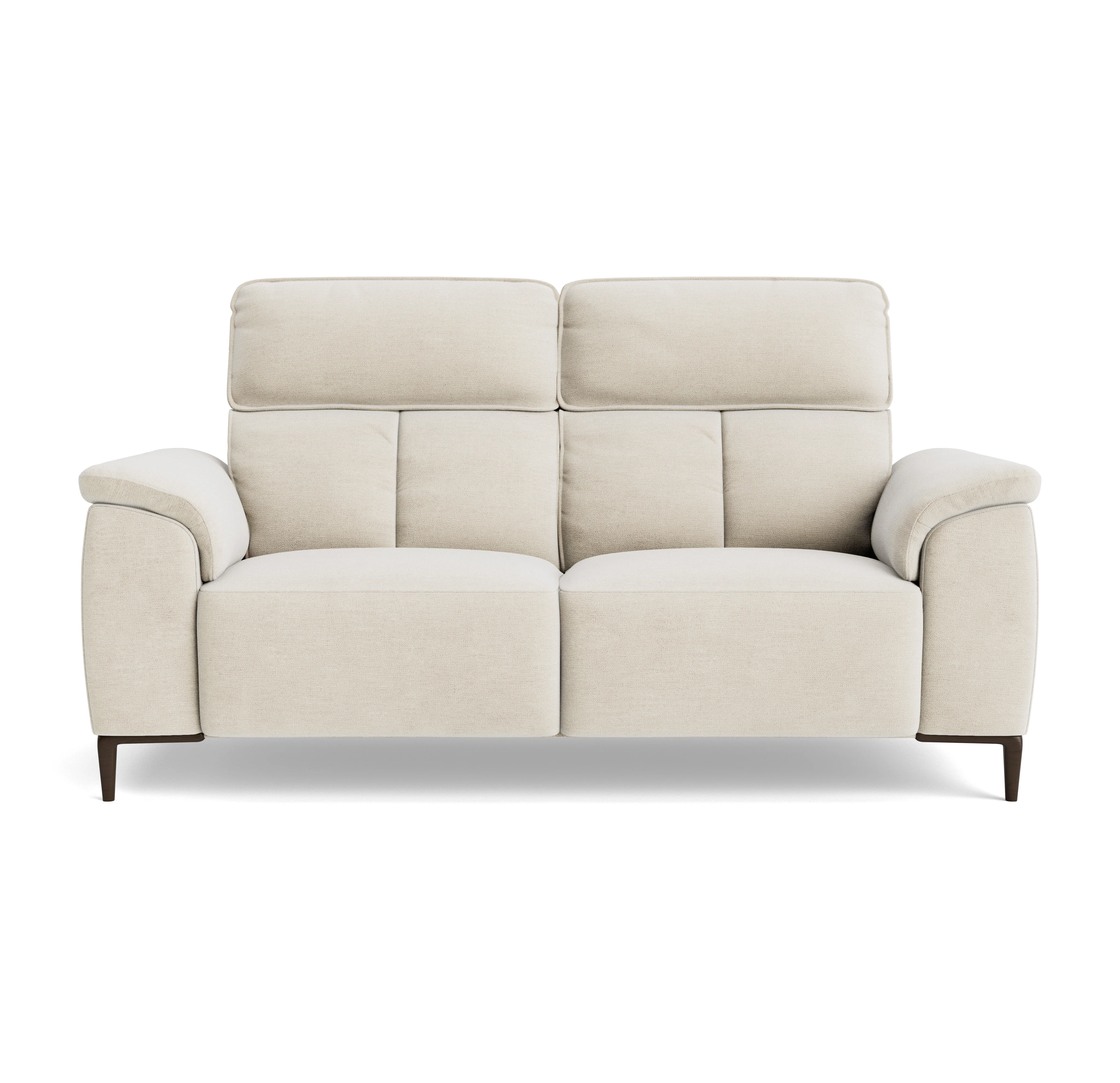 Loma Small 3 Seater Sofa - 2.5 Seater Sofa Compact Fabric - Image 3