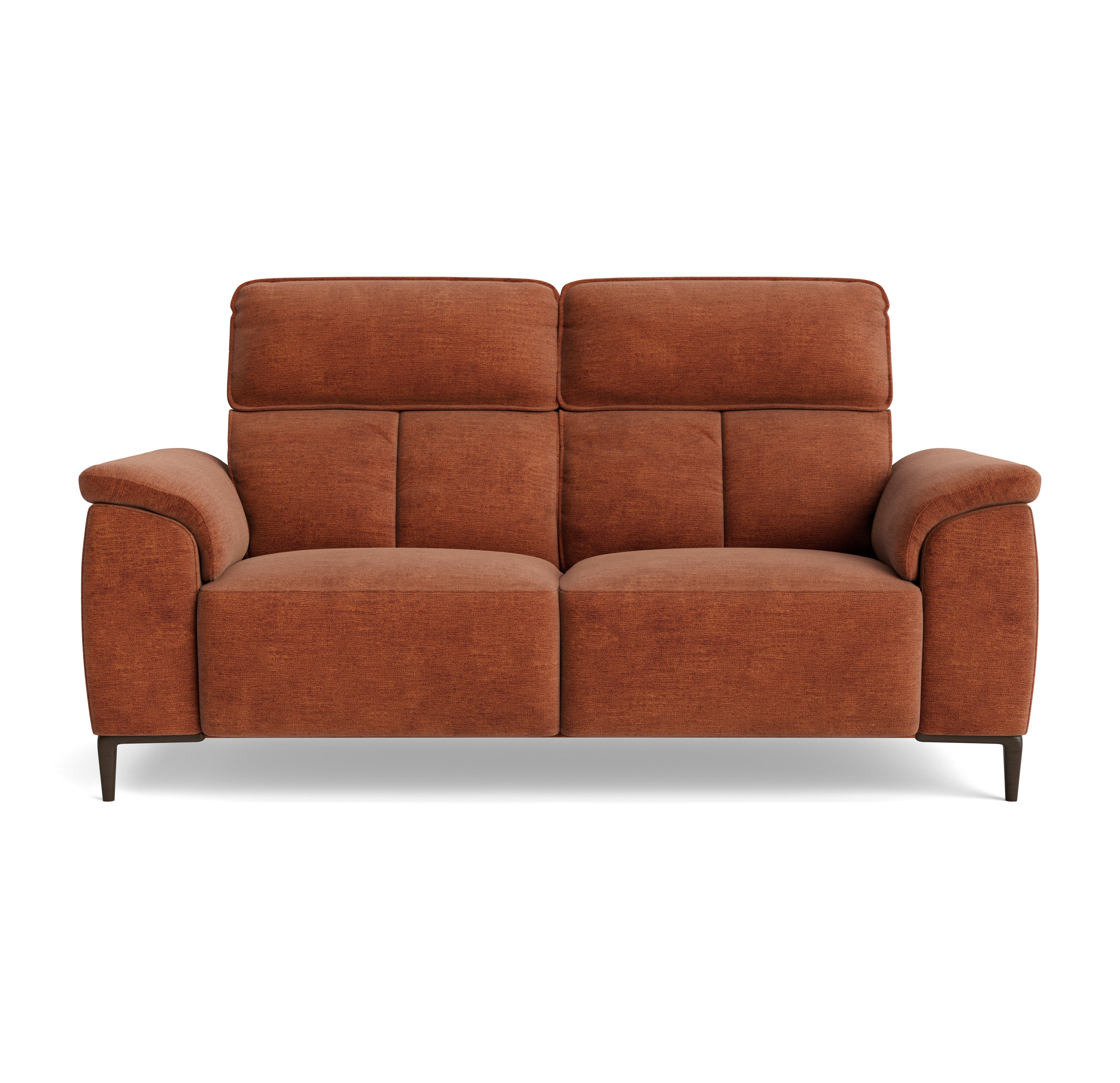 Loma Small 3 Seater Sofa - 2.5 Seater Sofa Compact Fabric - Image 4