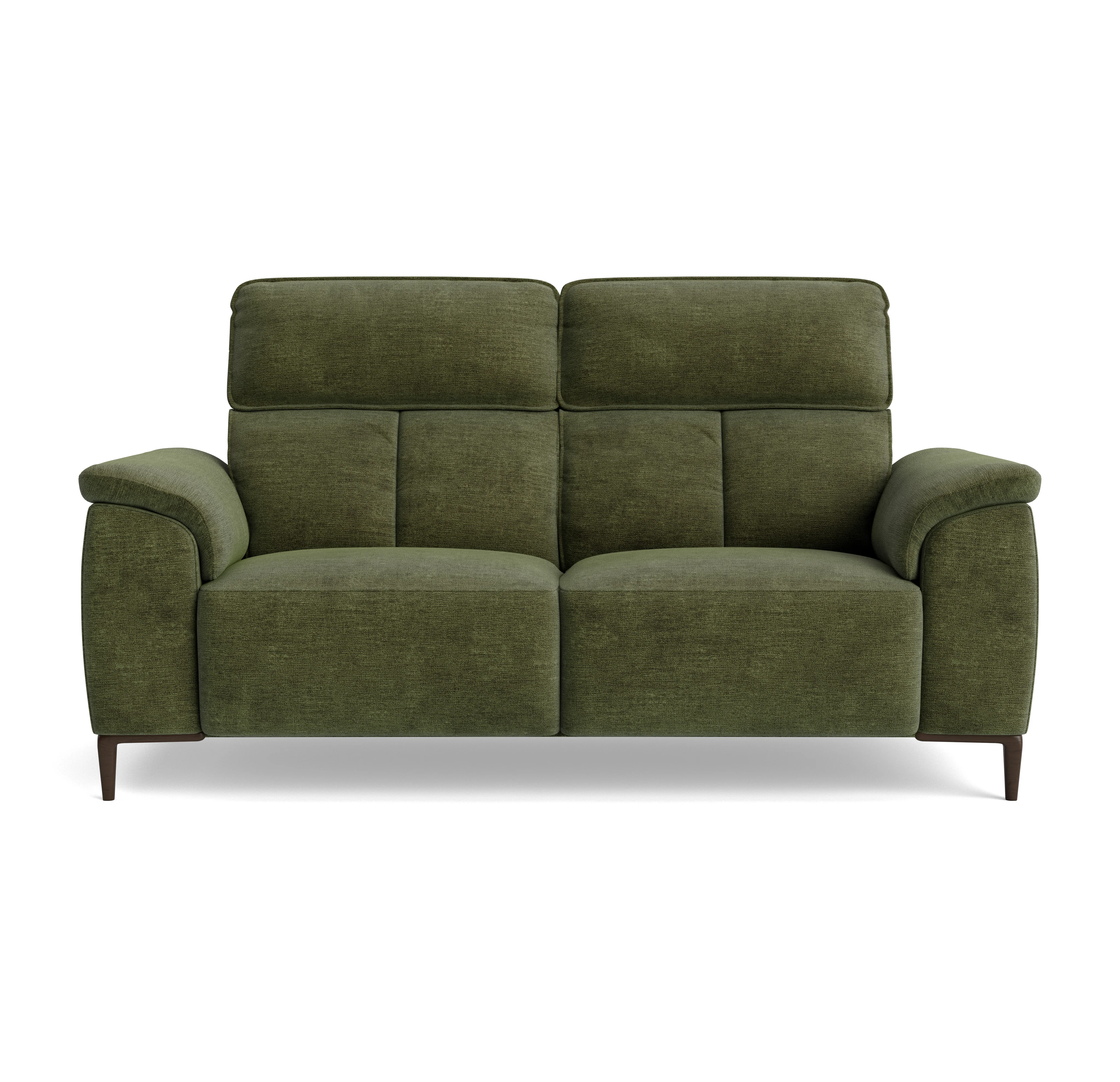 Loma Small 3 Seater Sofa - 2.5 Seater Sofa Compact Fabric - Image 5