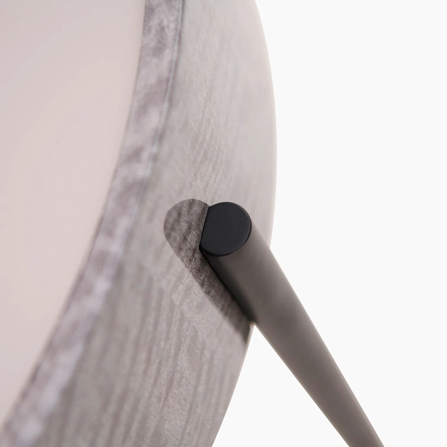 Malia Side Table - End Table Grey Maple / Flannel Grey Matt & Matt Black - Image 3