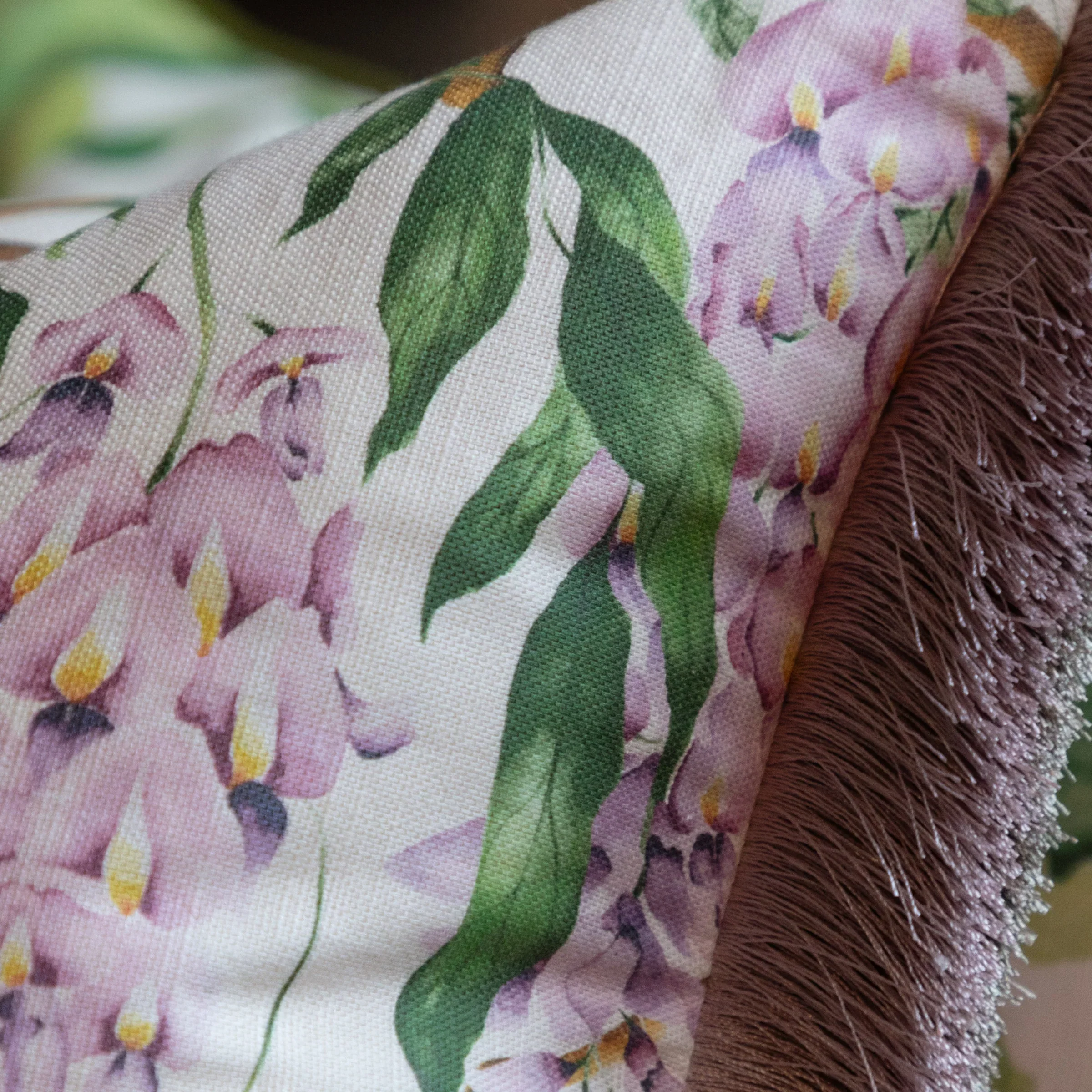 Voyage Mariposa Printed Ruched Cushion Cream - Voyage Mariposa Printed Ruched Cushion Cream - Image 2