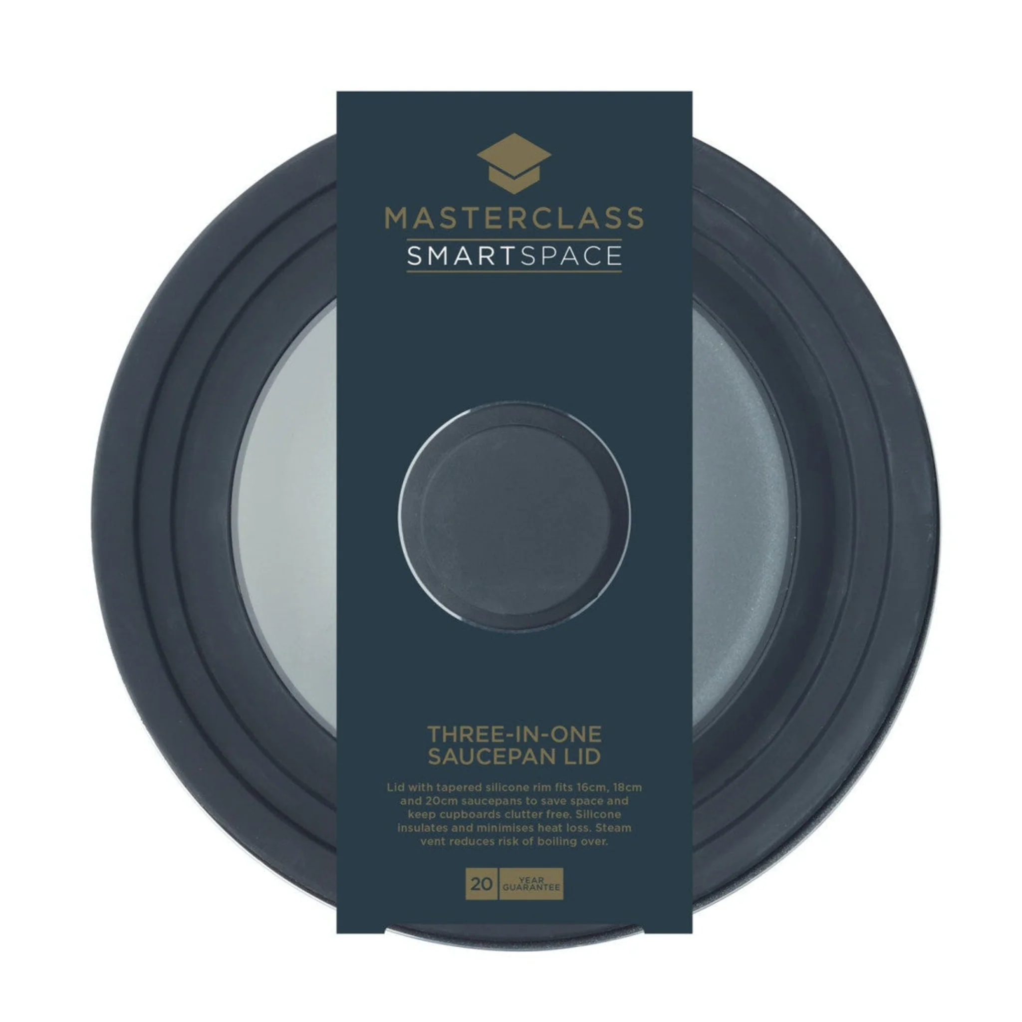 MasterClass 3-In-1 Saucepan Lid - MasterClass 3-In-1 Saucepan Lid - Image 2