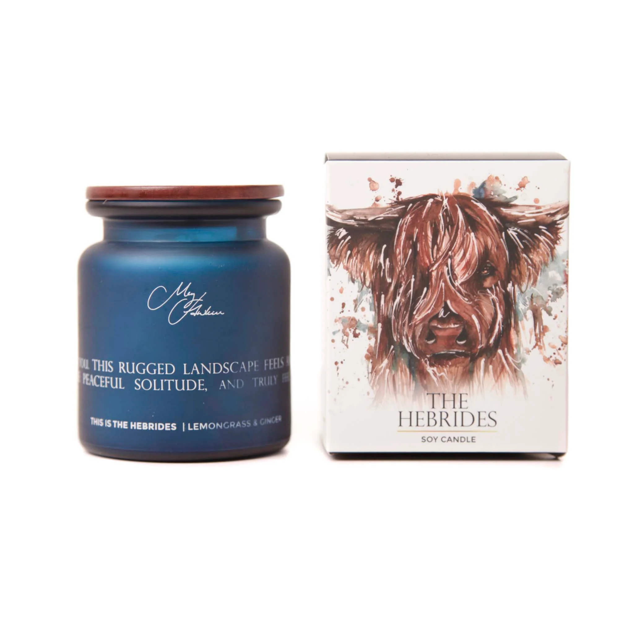 Meg Hawkins Highland Cow Candle - Candle The Hebrides (Higland Cow) - Image 2