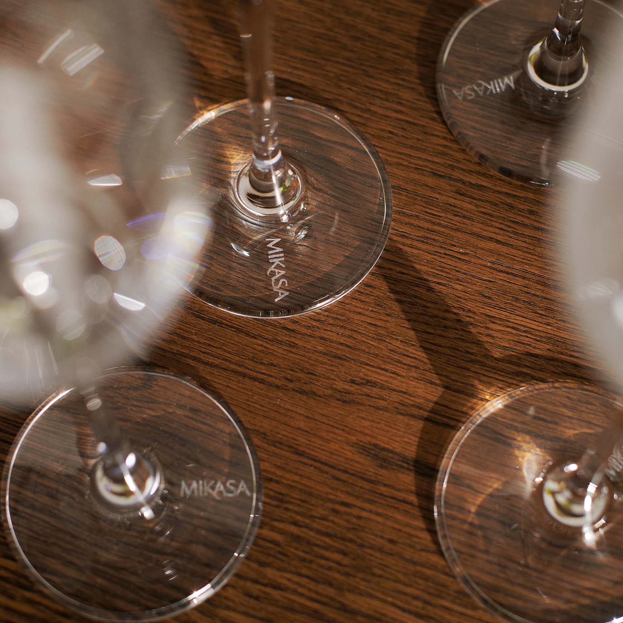 Mikasa Cheers Set of 4 Flute Glasses - DISC Mikasa Cheers Flute Glasses Set 4 - Image 4