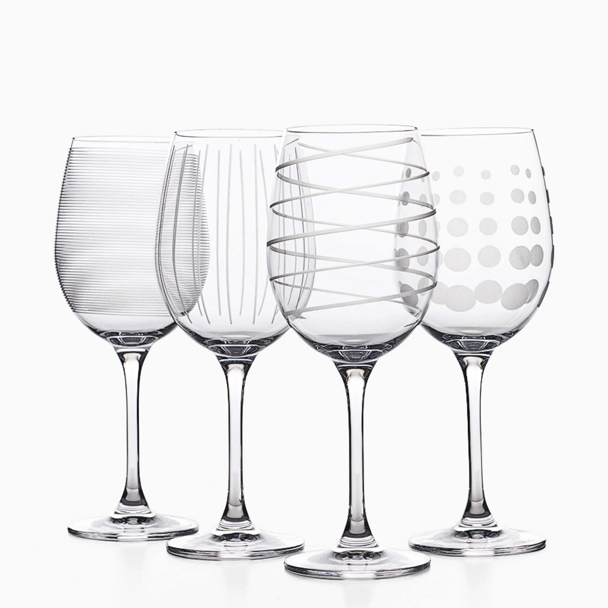 Mikasa Cheers Set of 4 White Wine - DISC Mikasa Cheers White Wine Glasses Set 4 - Image 2