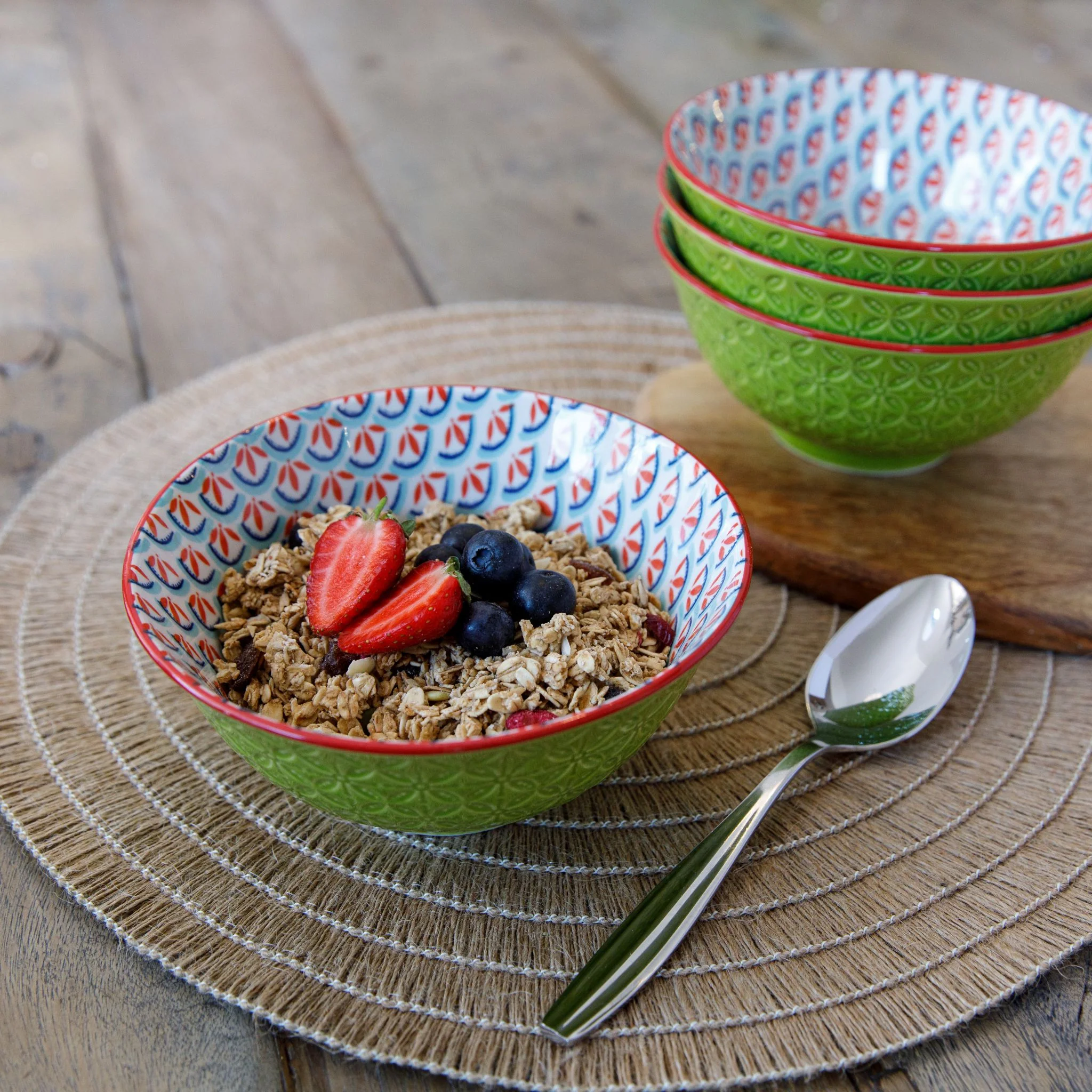 Mikasa Geometric Line Bowl - Mikasa Geometric Line Bowl 15.7CM