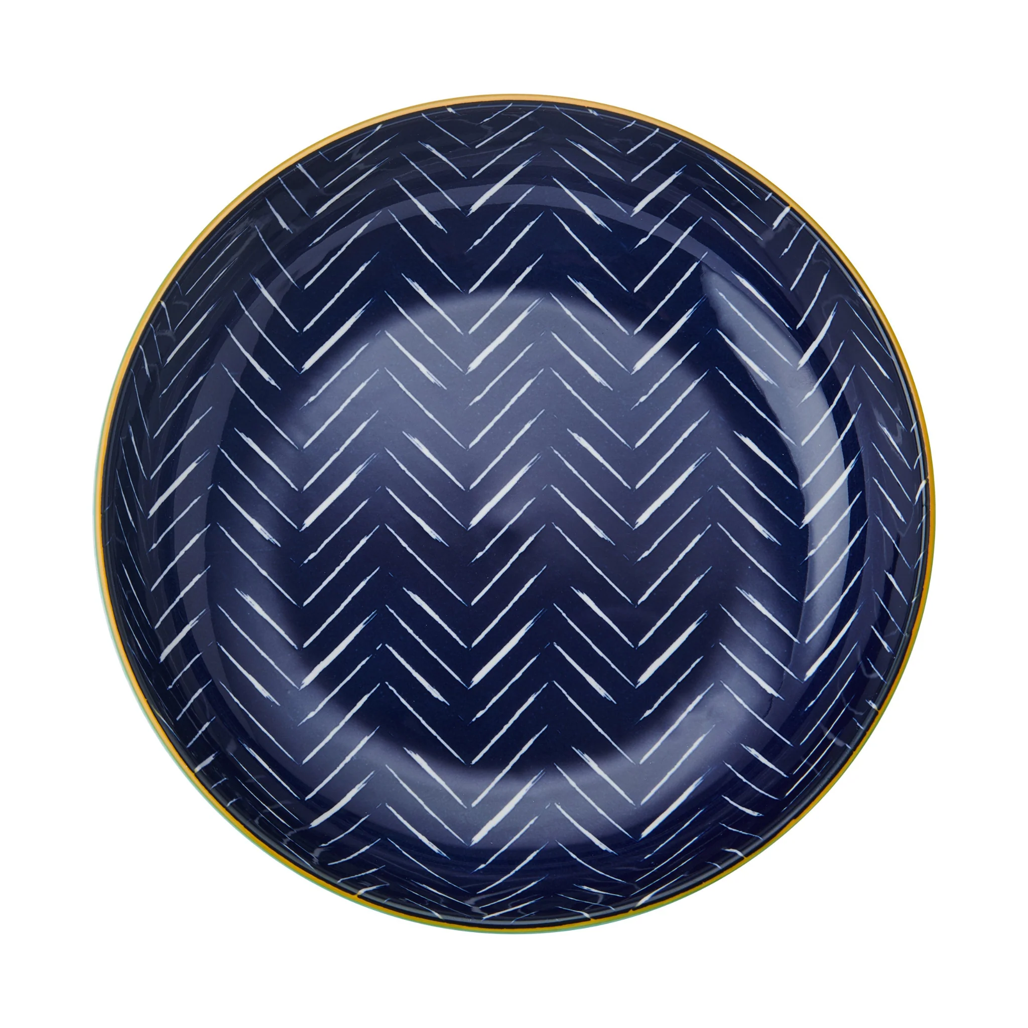 Mikasa Indigo Chevron Bowl - Mikasa Indigo Chevron Bowl 21CM - Image 3