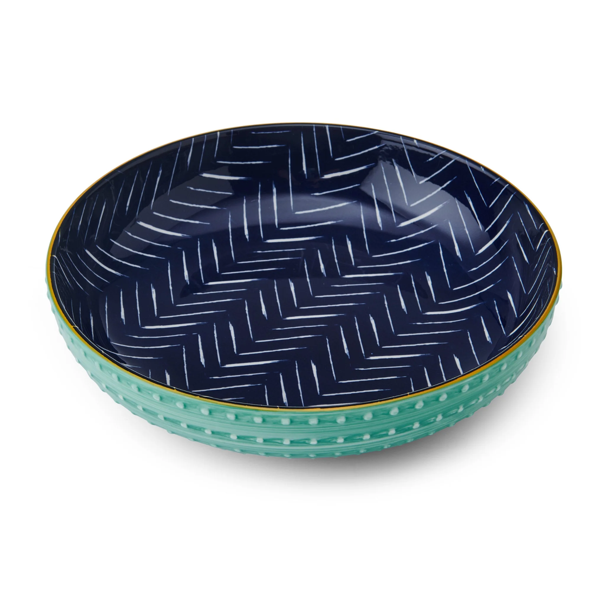 Mikasa Indigo Chevron Bowl - Mikasa Indigo Chevron Bowl 21CM - Image 4