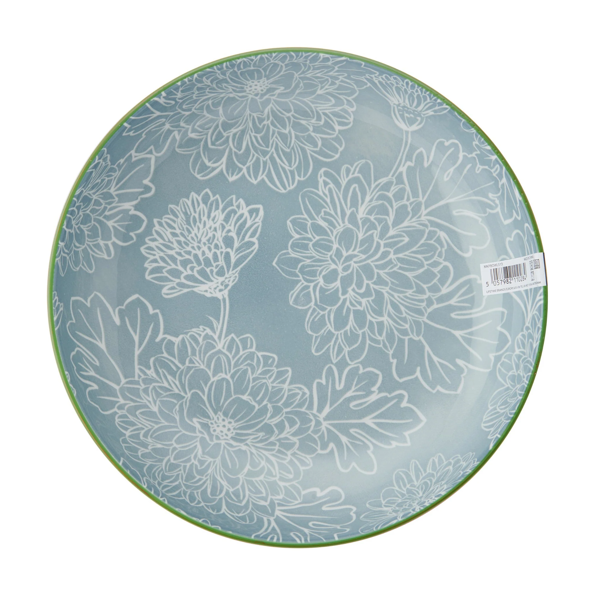 Mikasa Geometric Leaf Bowl - Mikasa Leaf Print And Geometric Bowl 21CM - Image 3