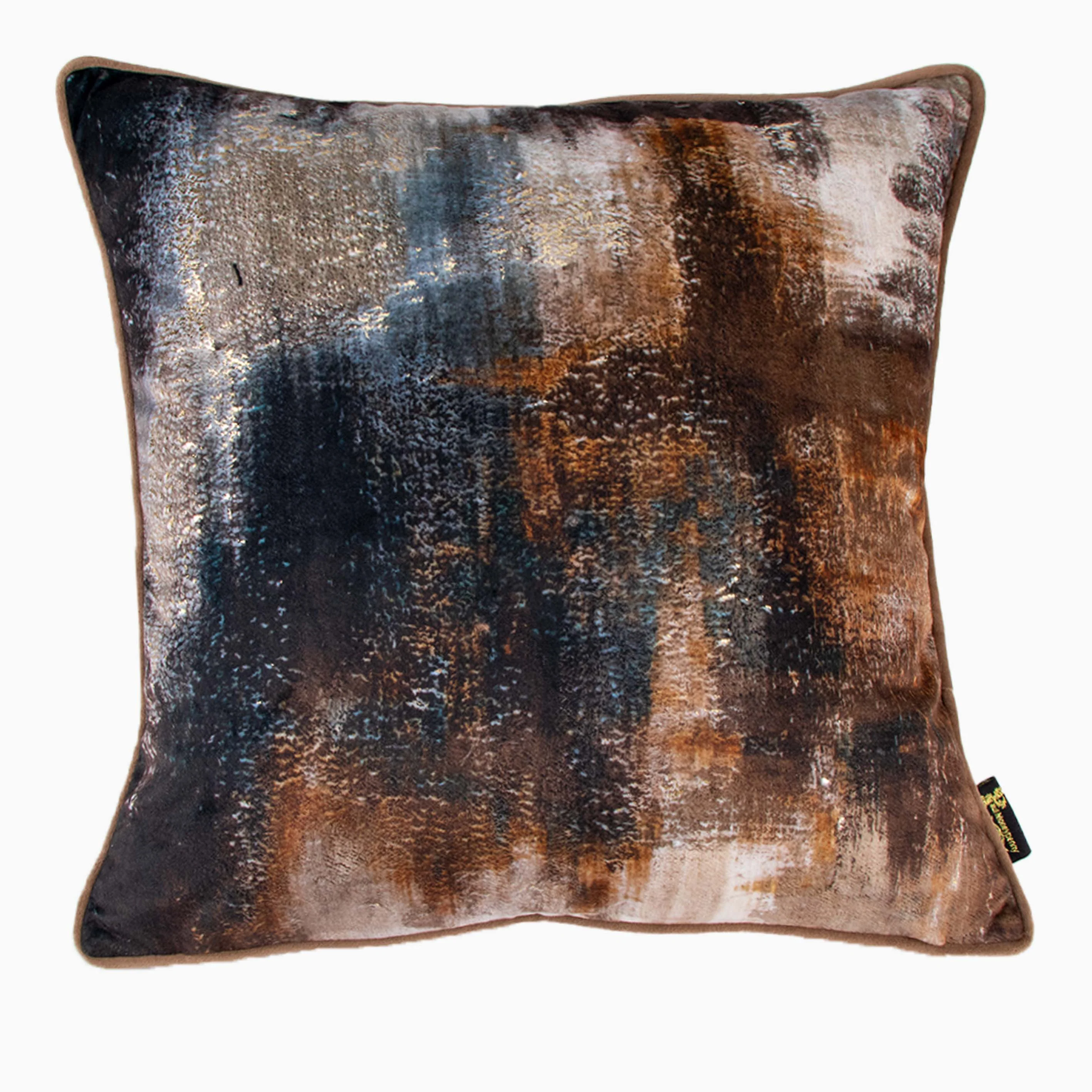 Molten Lava Brown Square Cushion - Toogood PM Molten Lava Bronze 45x45CM Cushion