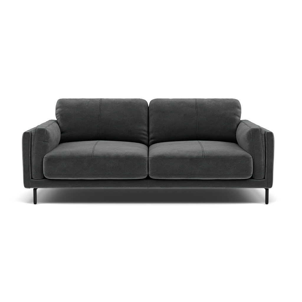 Morris Large 2 Seater Sofa - 2.25 Seater Compact Fabric - Image 16