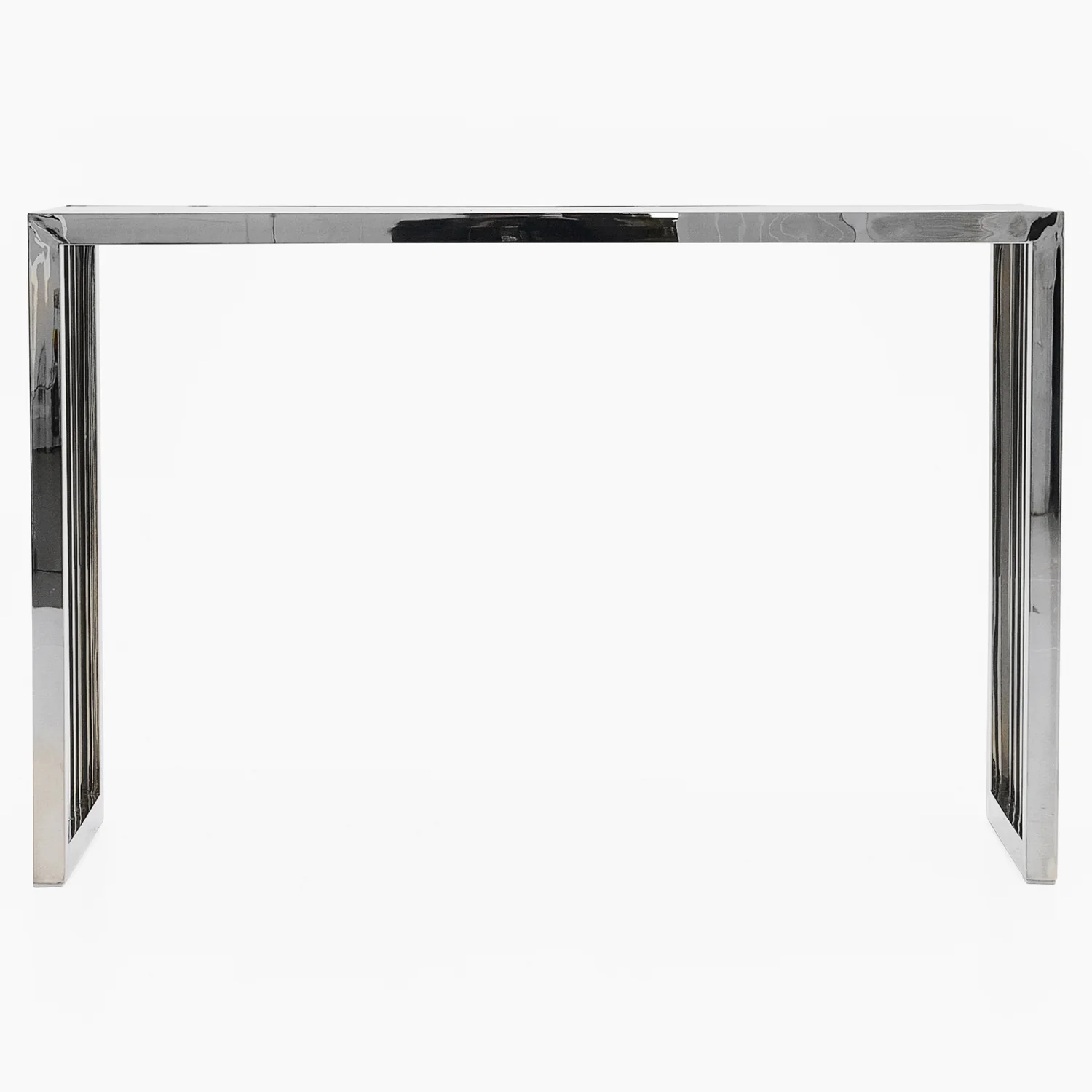 Napoli Console Table - Console Table Clear Glass / Stainless Steel