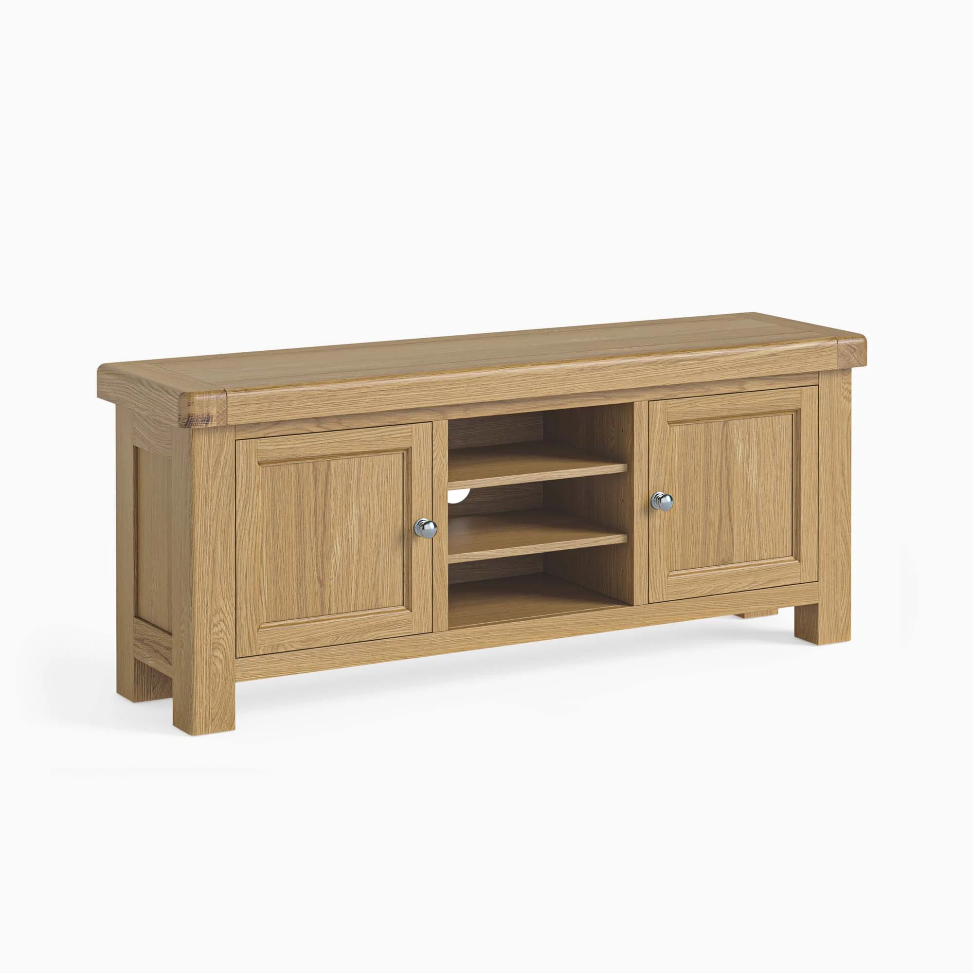 Navarre Small TV Unit - Small TV Unit Oak / Oak Veneer