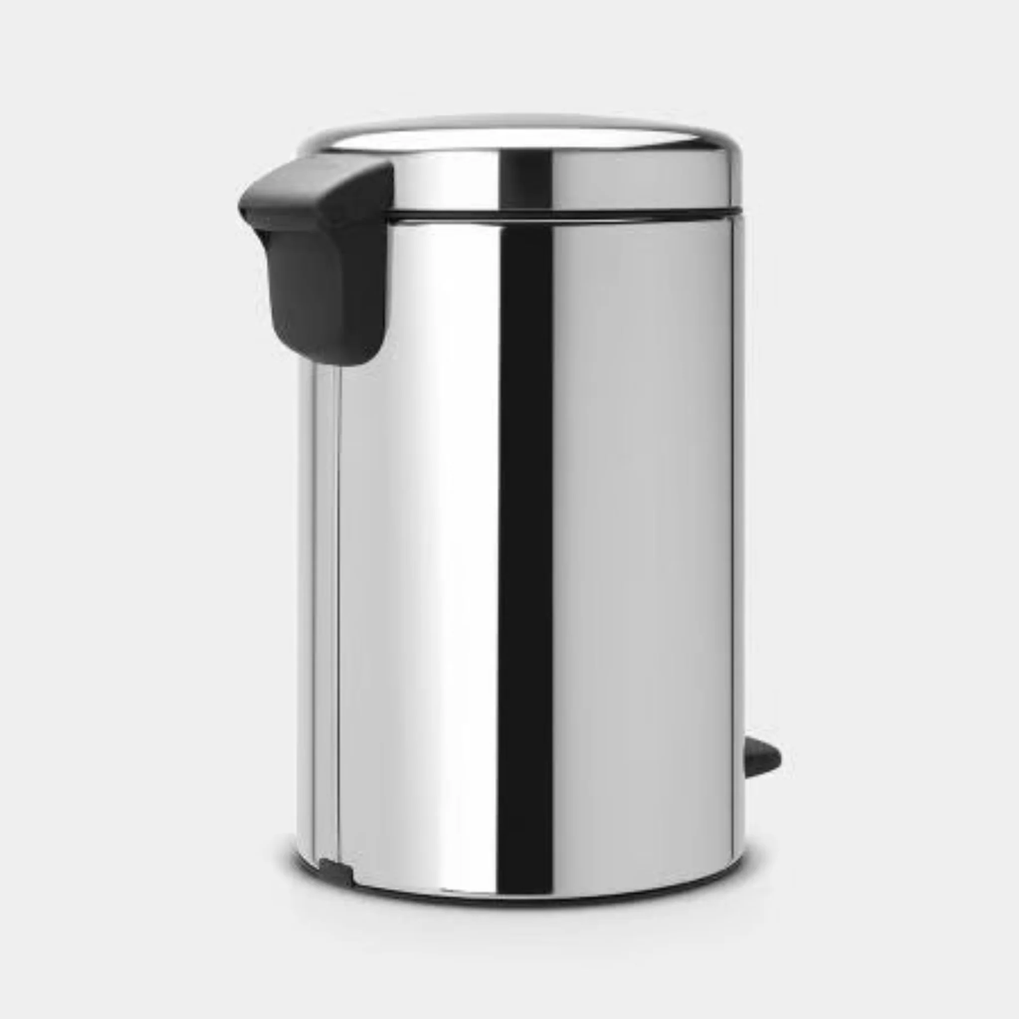 New Icon Pedal Bin Brilliant Steel 12L - Image 3