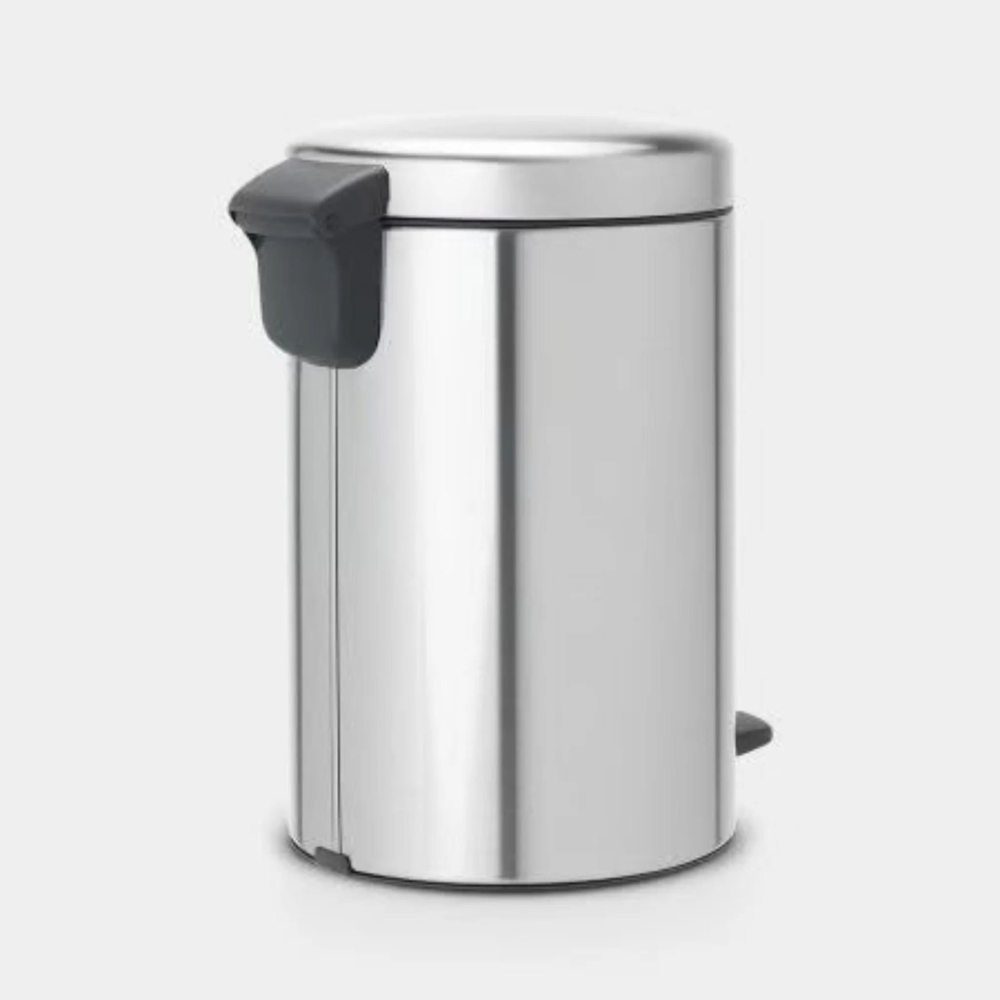 NewIcon Pedal Bin FPP Matt Steel 12L - Image 3