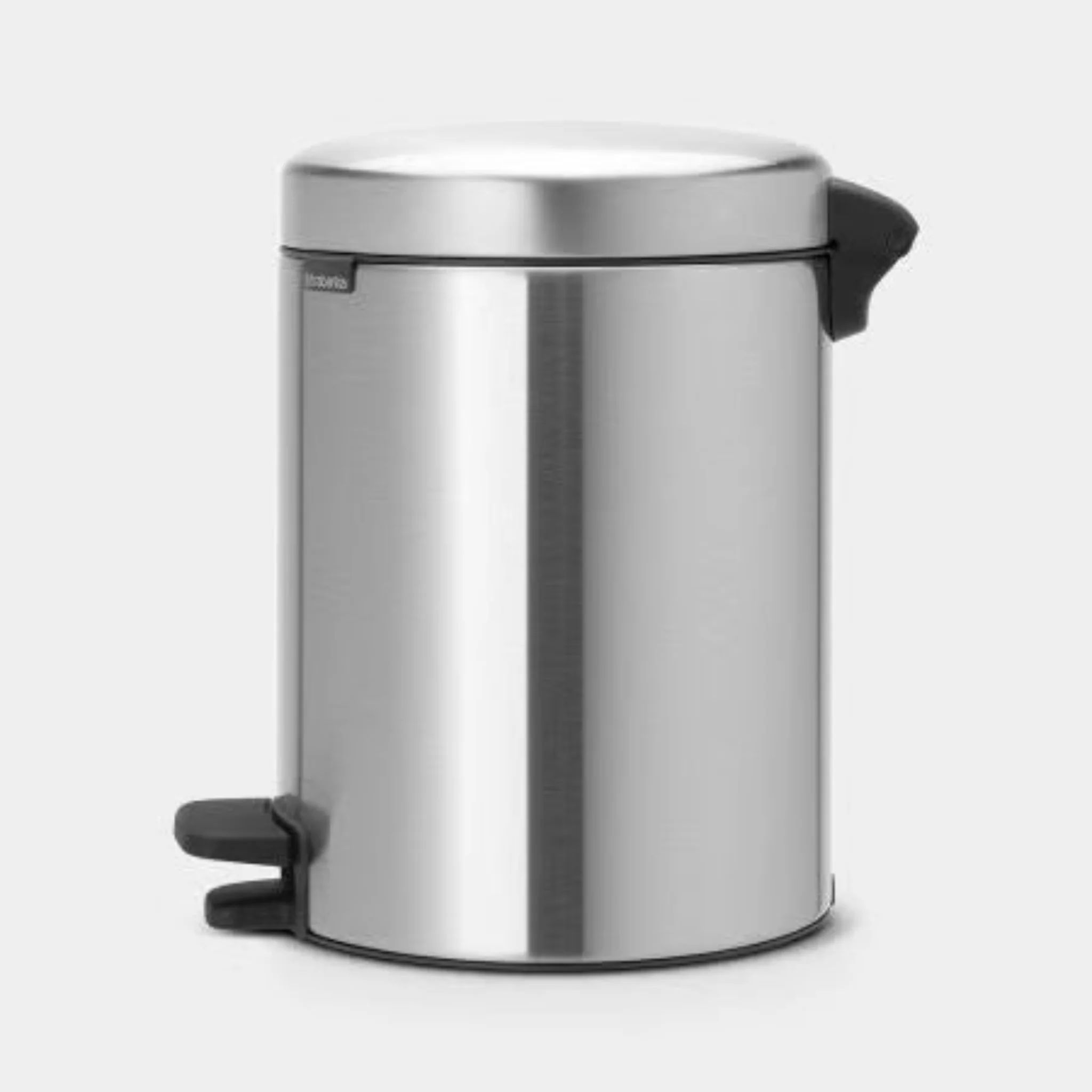 NewIcon Pedal Bin FPP Matt Steel 5L - Image 3