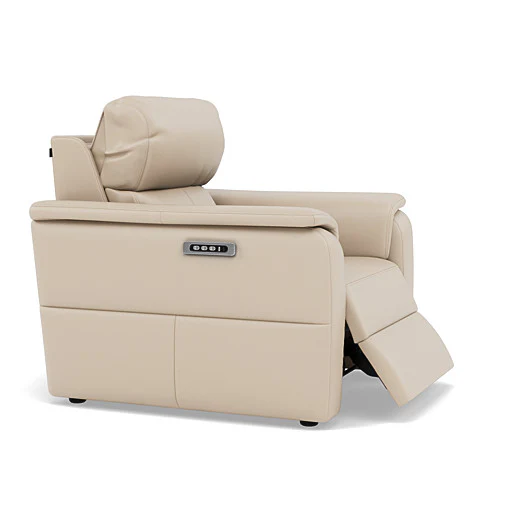Nicoletti Giacomo Recliner Armchair - Power Recliner Chair Power Headrest CK Botero - Power with Power Headrest & USB - Image 2