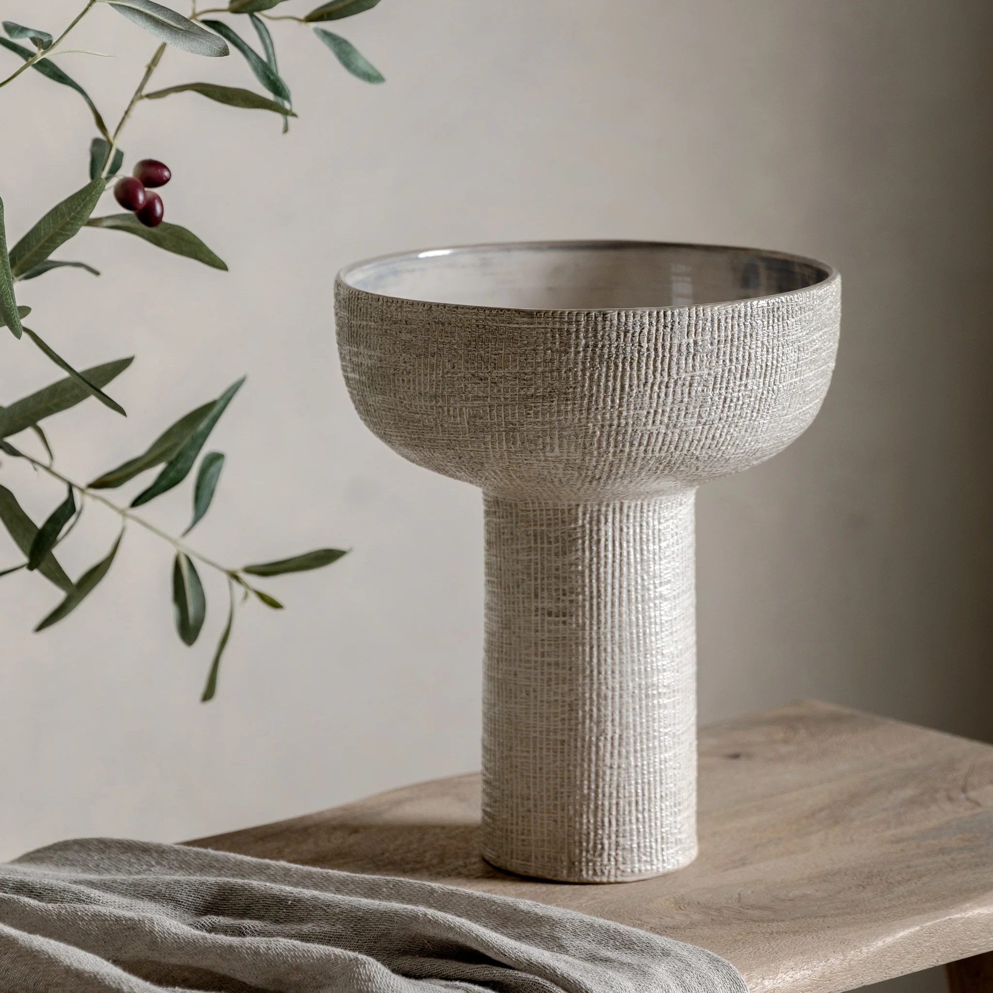 Nissi Bowl Shaped Vase - Nissi Bowl Shape Vase Large