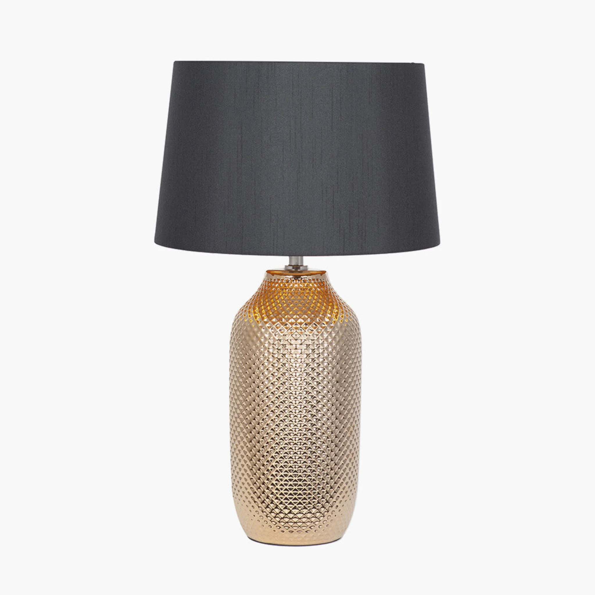 Nova Gold Textured Ceramic Table Lamp - Image 3