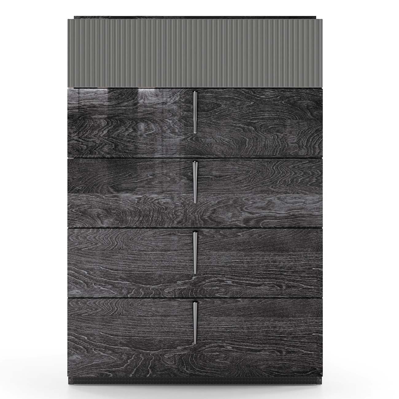 Onyx 5 Drawer Tall Cabinet - 5 Drawer Tallboy