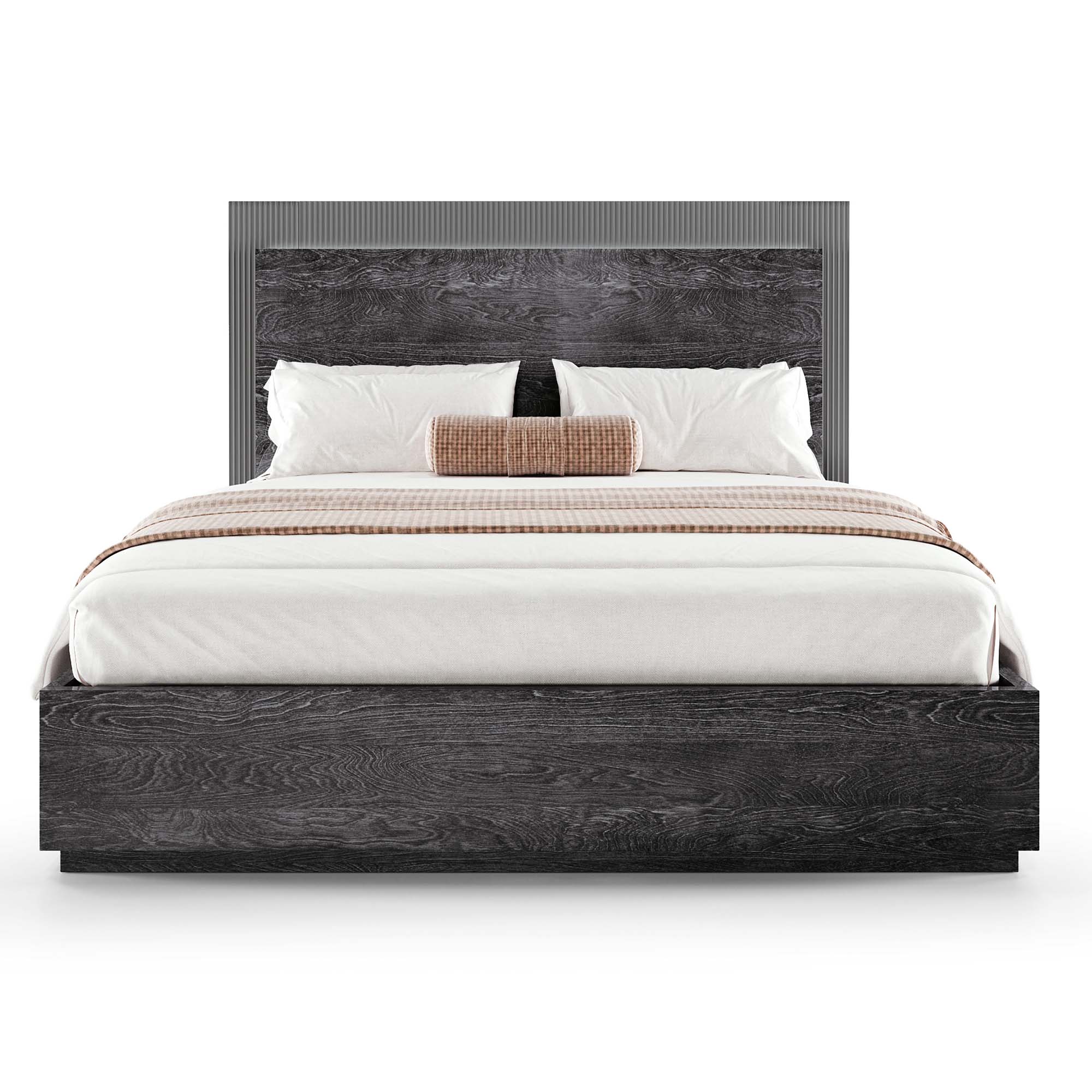 Onyx Bedframe - Bed Upholstered Headboard 195 x 200cm - Super King