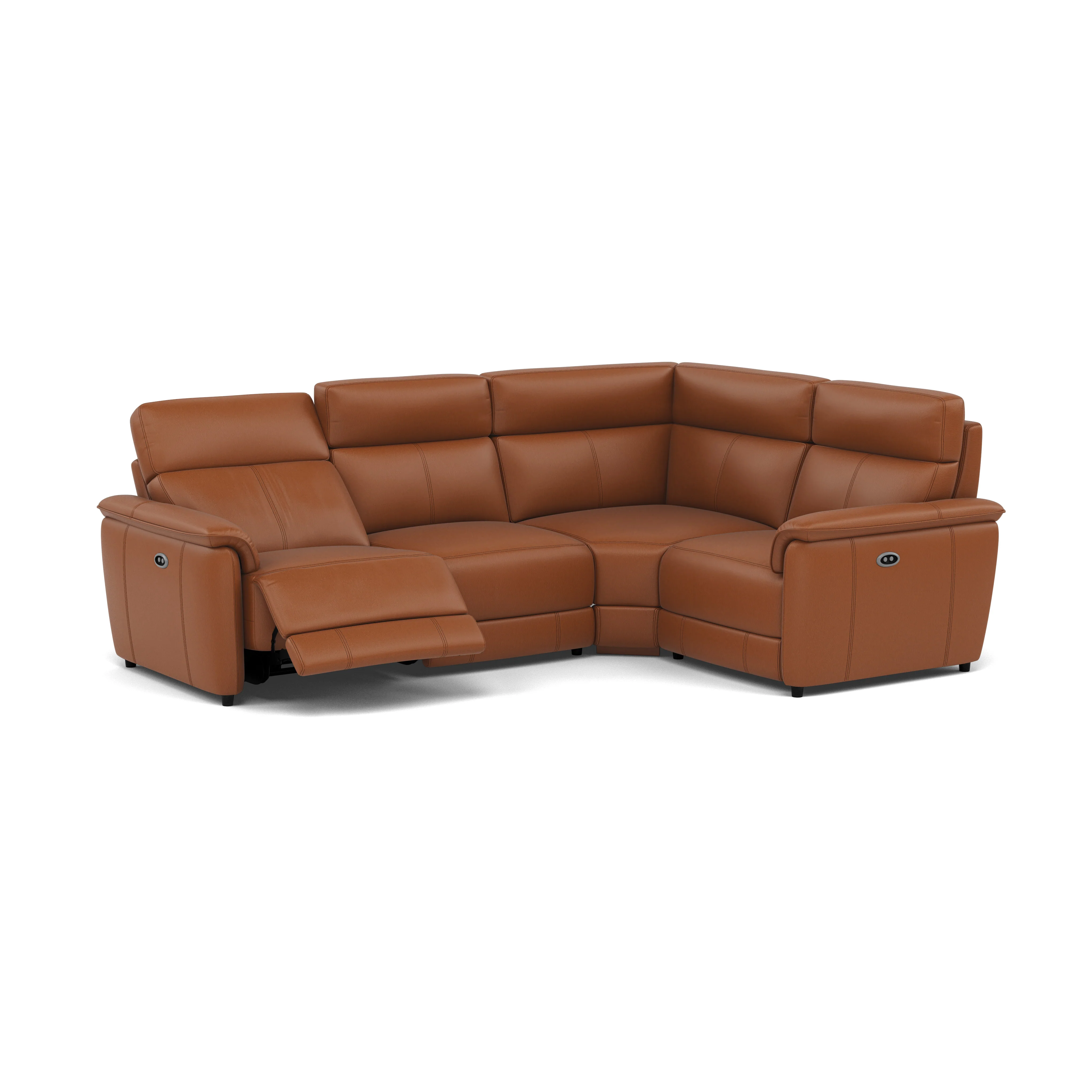 Orkney Small Corner Recliner Sofa - Combination 7 2.5 Corner 1.25 Power Cat 20S - Power Recliner with USB - Image 9