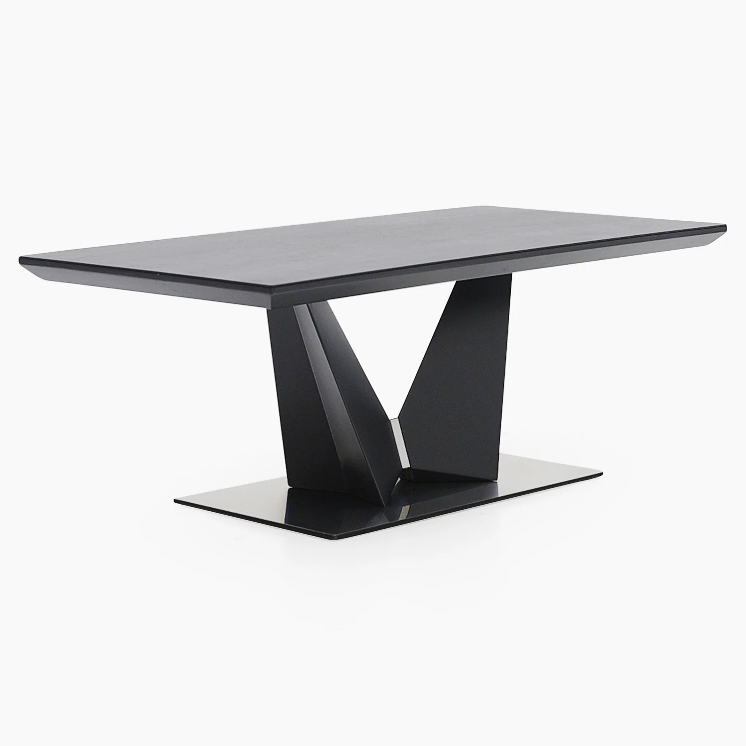 Palermo Coffee Table - Coffee Table Slate Grey Ceramic / Dark Grey - Image 2