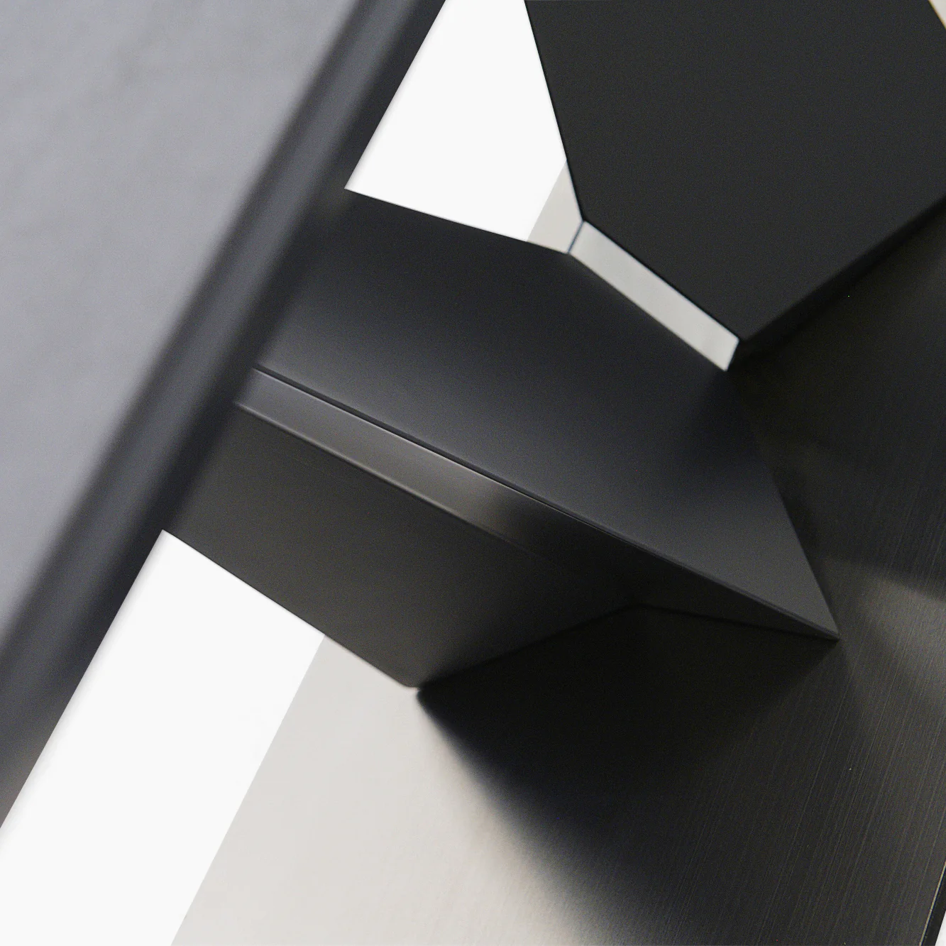 Palermo Coffee Table - Coffee Table Slate Grey Ceramic / Dark Grey - Image 5