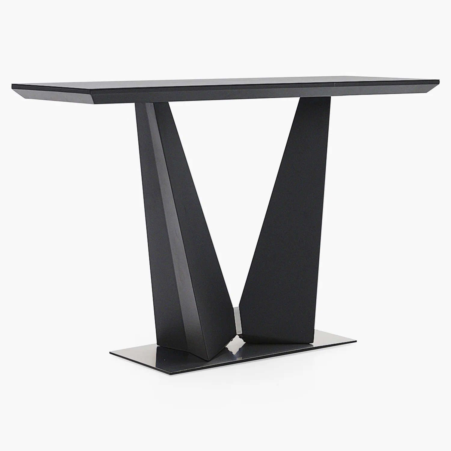 Palermo Console Table - Console Table Slate Grey Ceramic / Dark Grey - Image 2