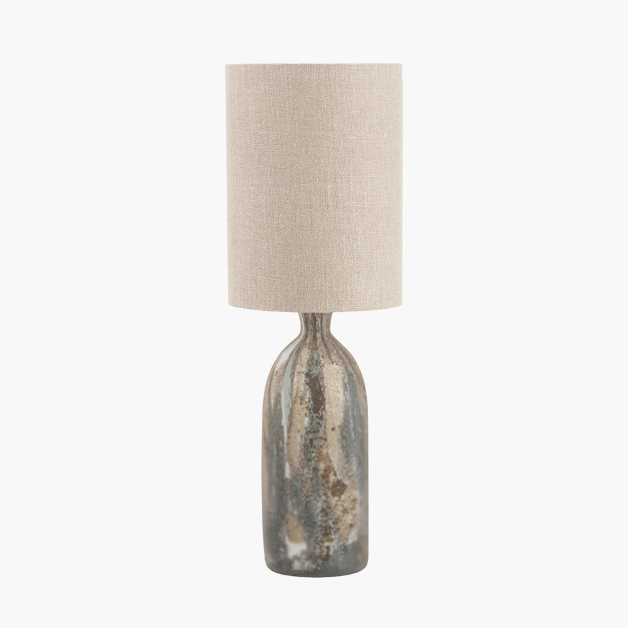 Palmino Brown Tall Organic Glass Bottle Table Lamp - Palmino Brown Tall Organic Glass Bottle Table Lamp - Image 2