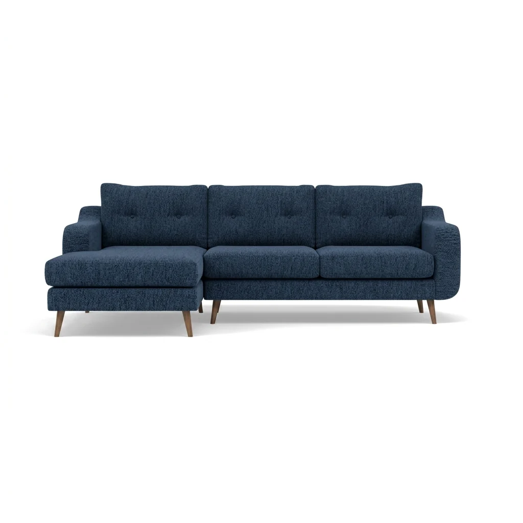 Phoebe Large Chaise Sofa - Large Chaise Sofa LHF Standard Back Grade A - Left Hand Facing - Image 16