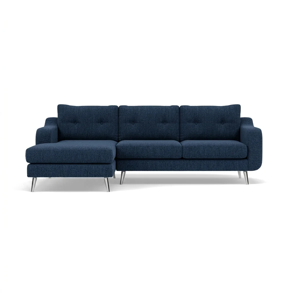 Phoebe Large Chaise Sofa - Large Chaise Sofa LHF Standard Back Grade A - Left Hand Facing - Image 21