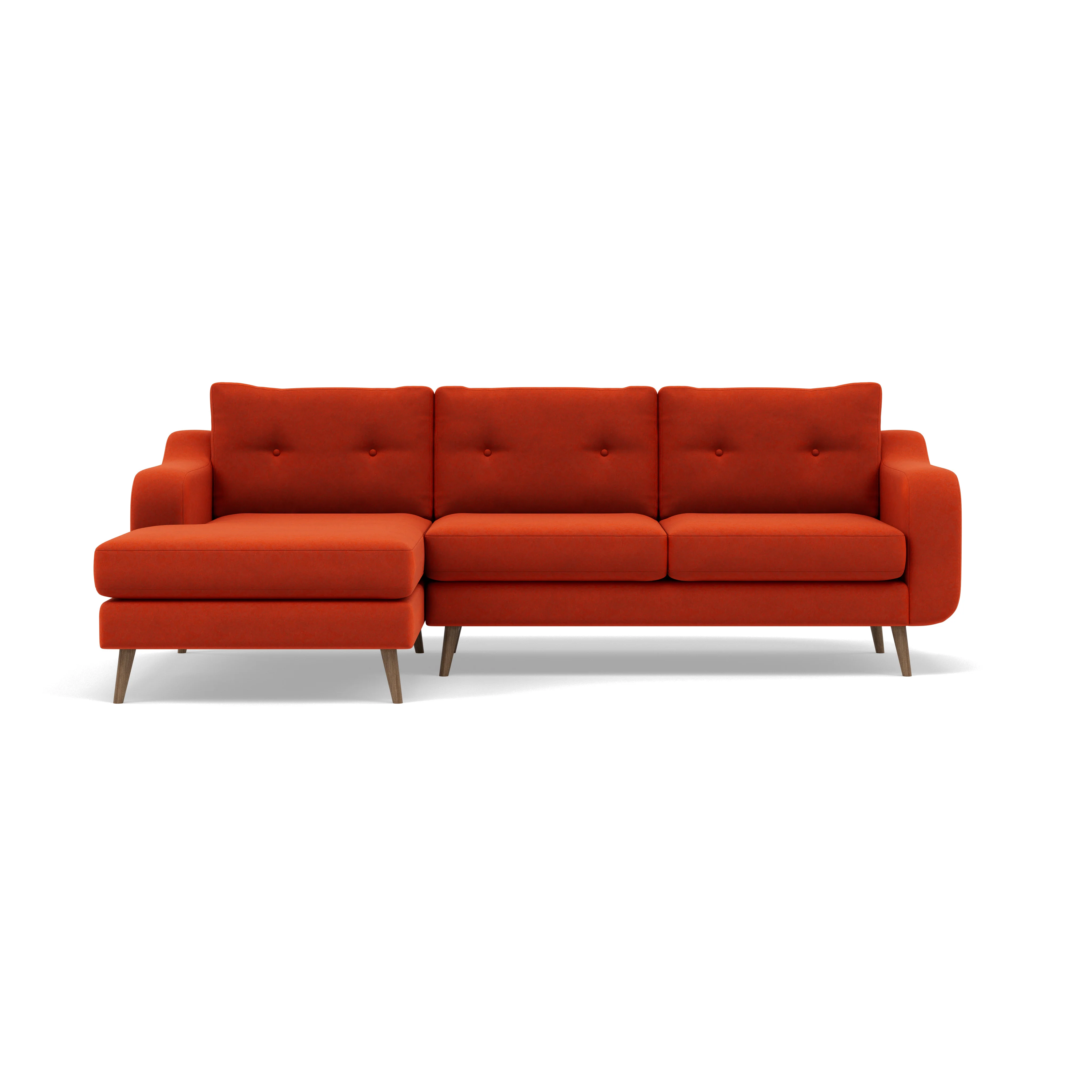 Phoebe Large Chaise Sofa - Large Chaise Sofa LHF Standard Back Grade B - Left Hand Facing - Image 11