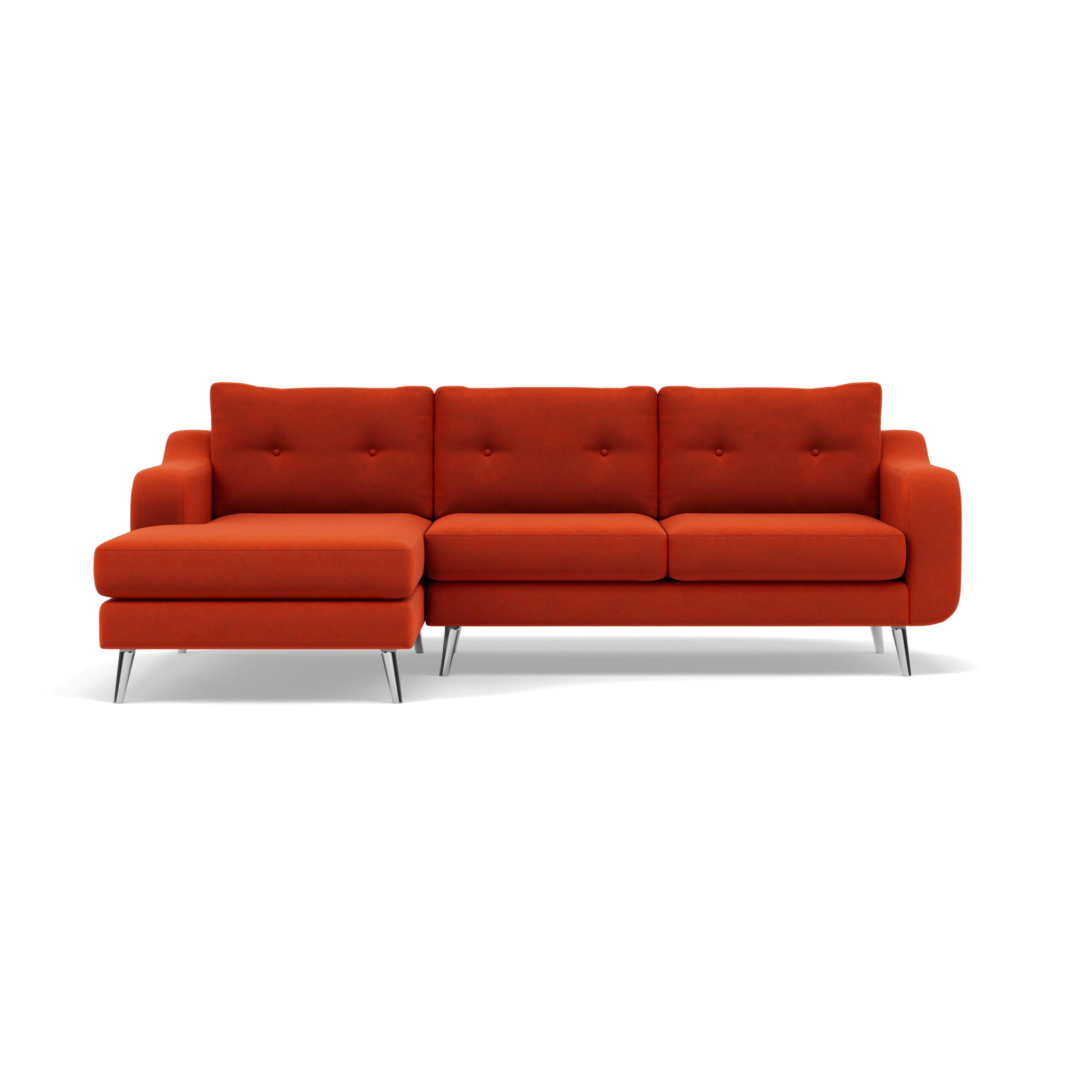 Phoebe Large Chaise Sofa - Large Chaise Sofa LHF Standard Back Grade B - Left Hand Facing - Image 13