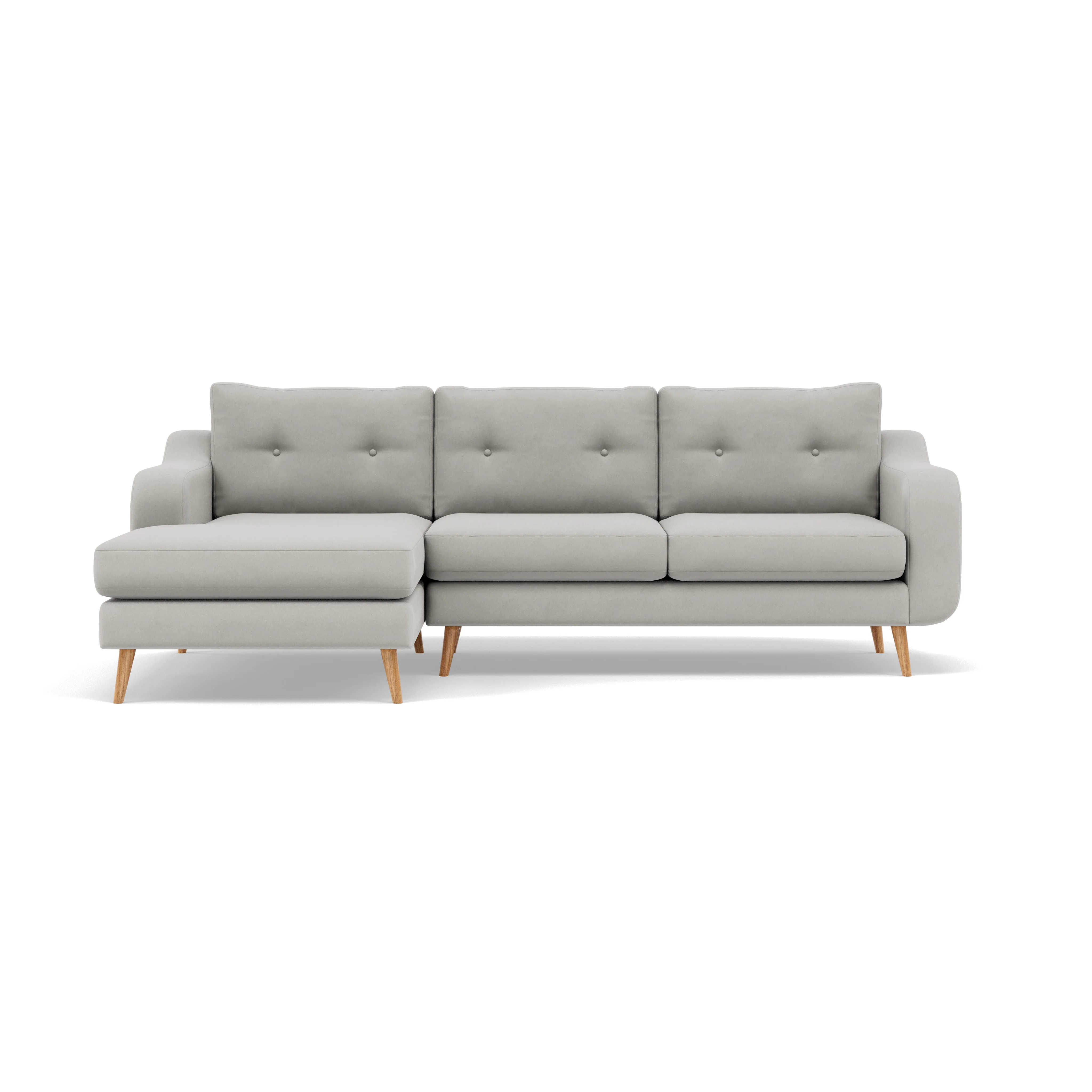 Phoebe Large Chaise Sofa - Large Chaise Sofa LHF Standard Back Grade B - Left Hand Facing - Image 16