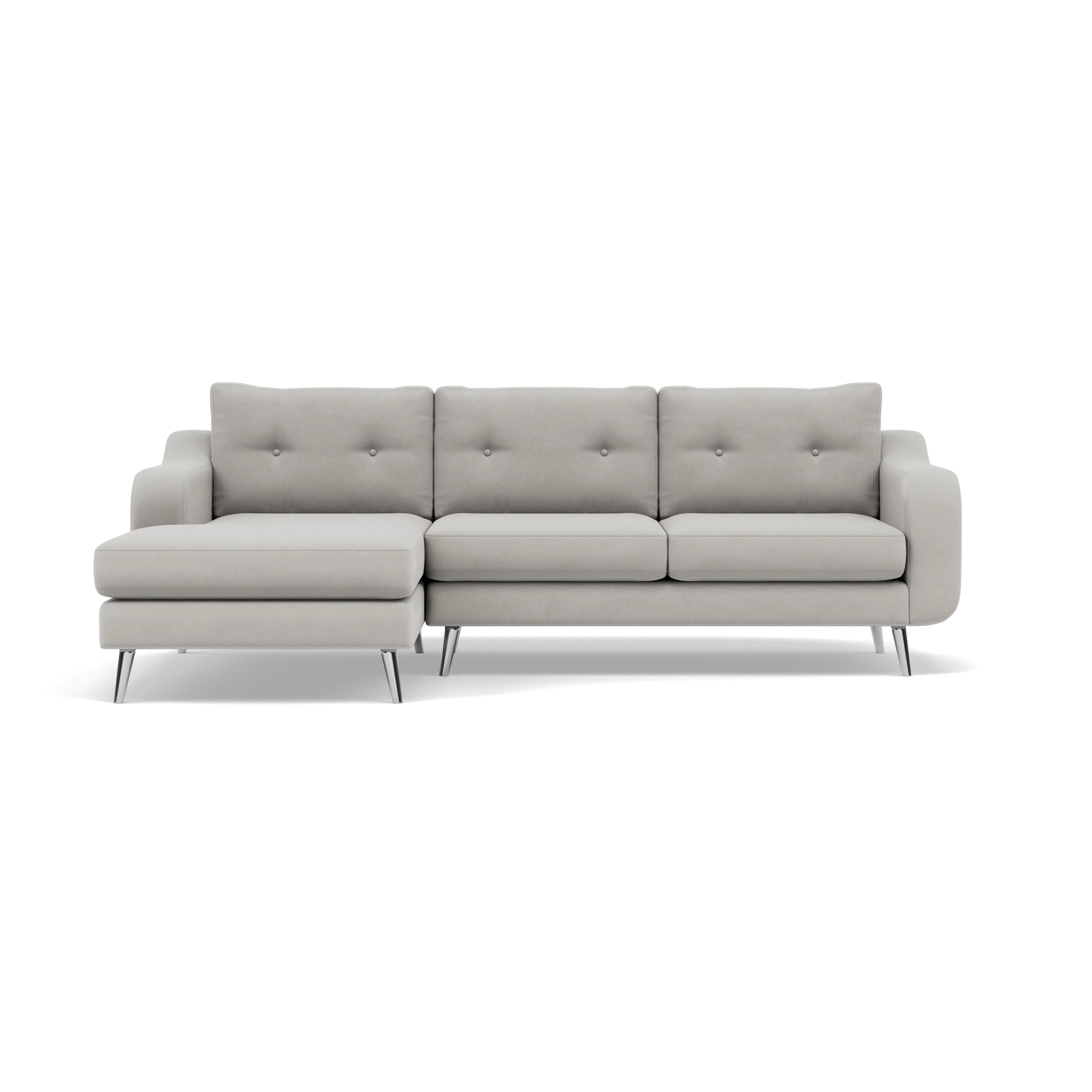 Phoebe Large Chaise Sofa - Large Chaise Sofa LHF Standard Back Grade B - Left Hand Facing - Image 17