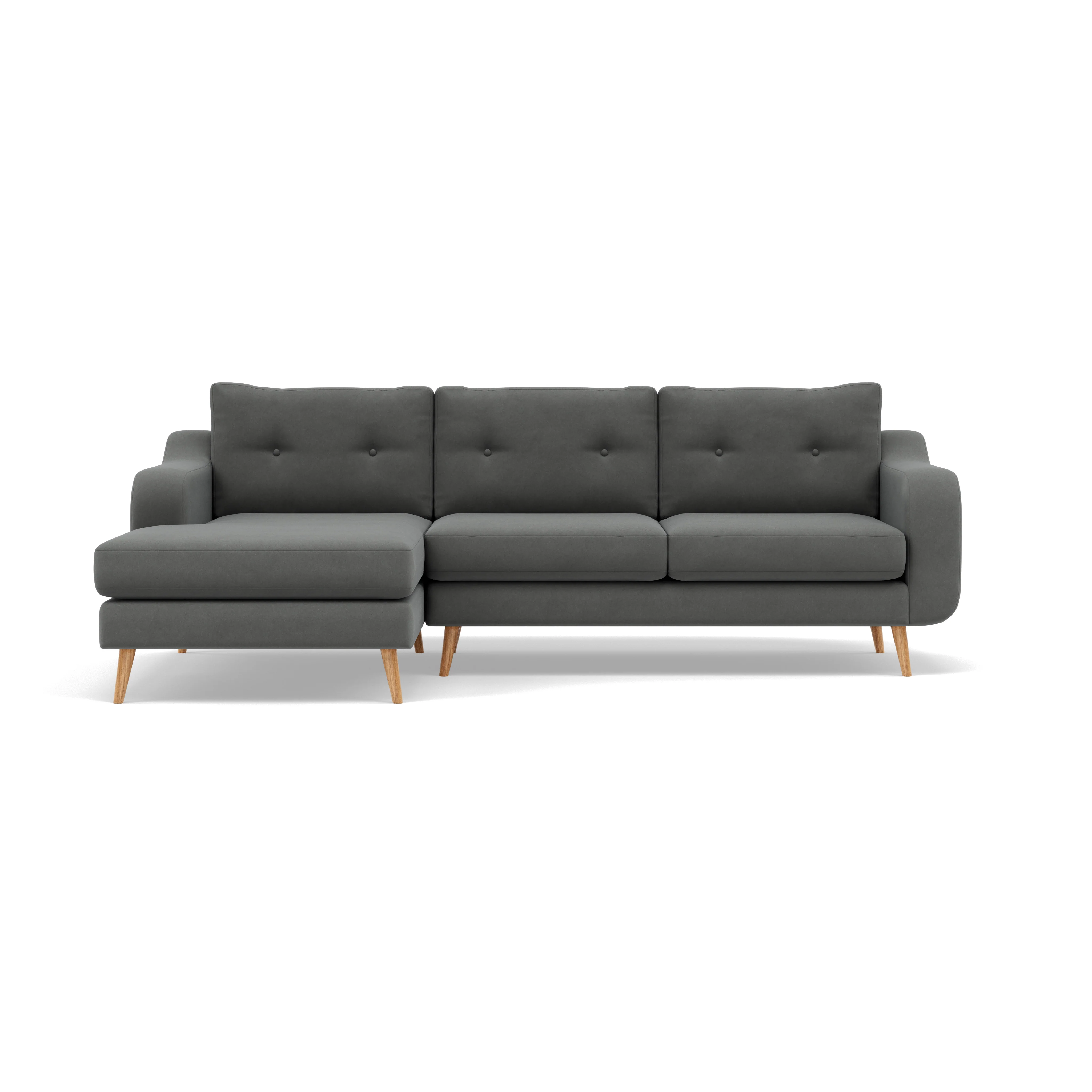 Phoebe Large Chaise Sofa - Large Chaise Sofa LHF Standard Back Grade B - Left Hand Facing - Image 20