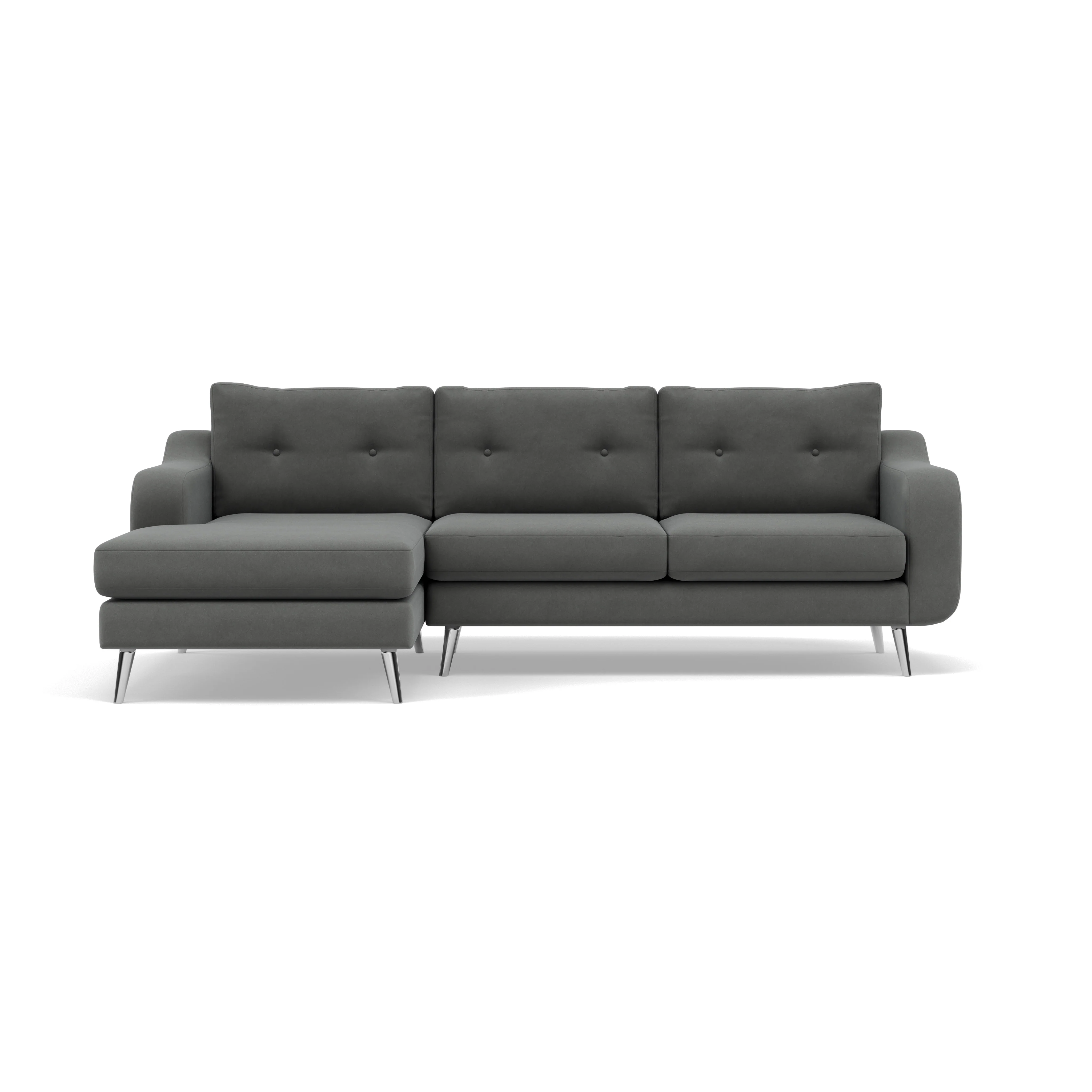 Phoebe Large Chaise Sofa - Large Chaise Sofa LHF Standard Back Grade B - Left Hand Facing - Image 21