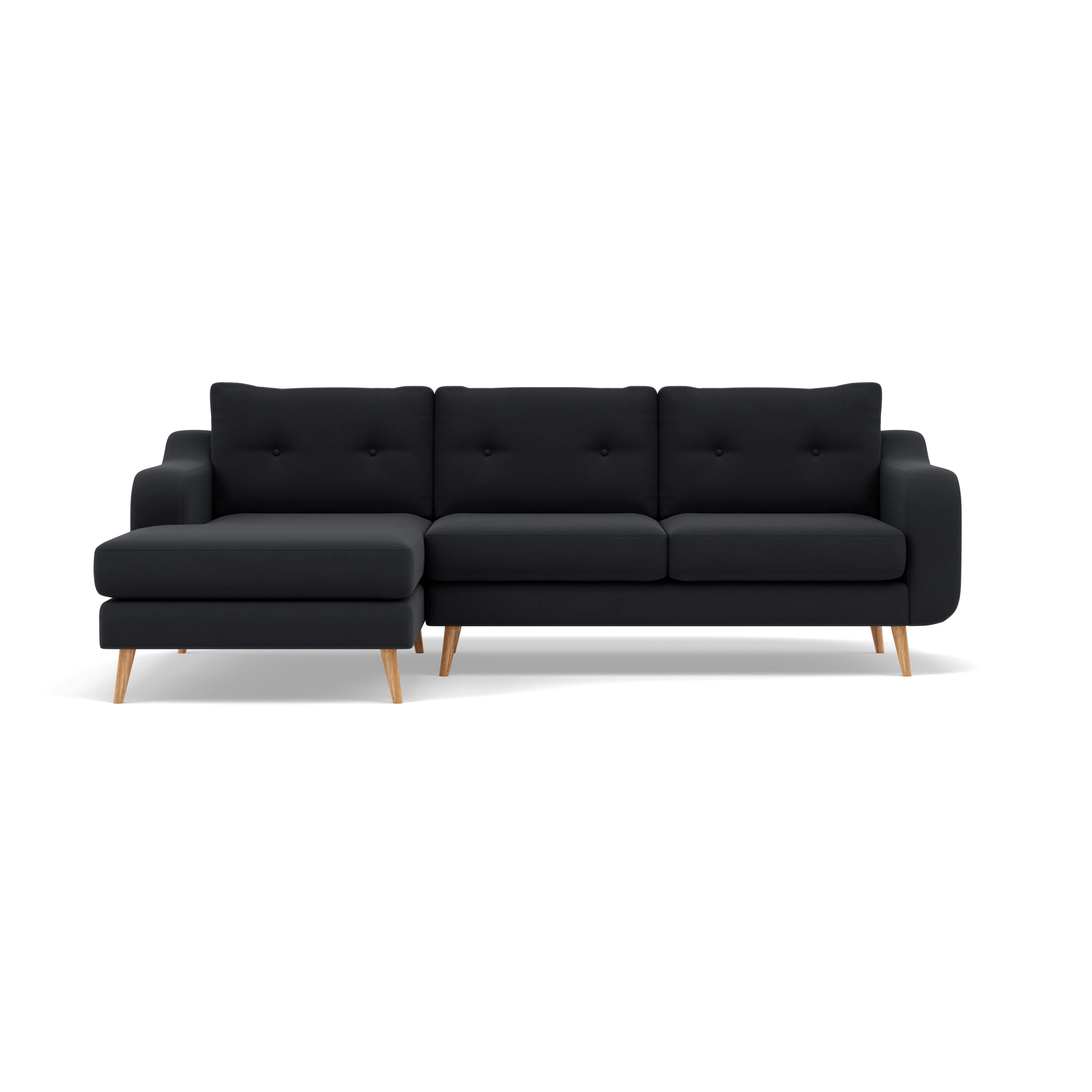 Phoebe Large Chaise Sofa - Large Chaise Sofa LHF Standard Back Grade B - Left Hand Facing - Image 4