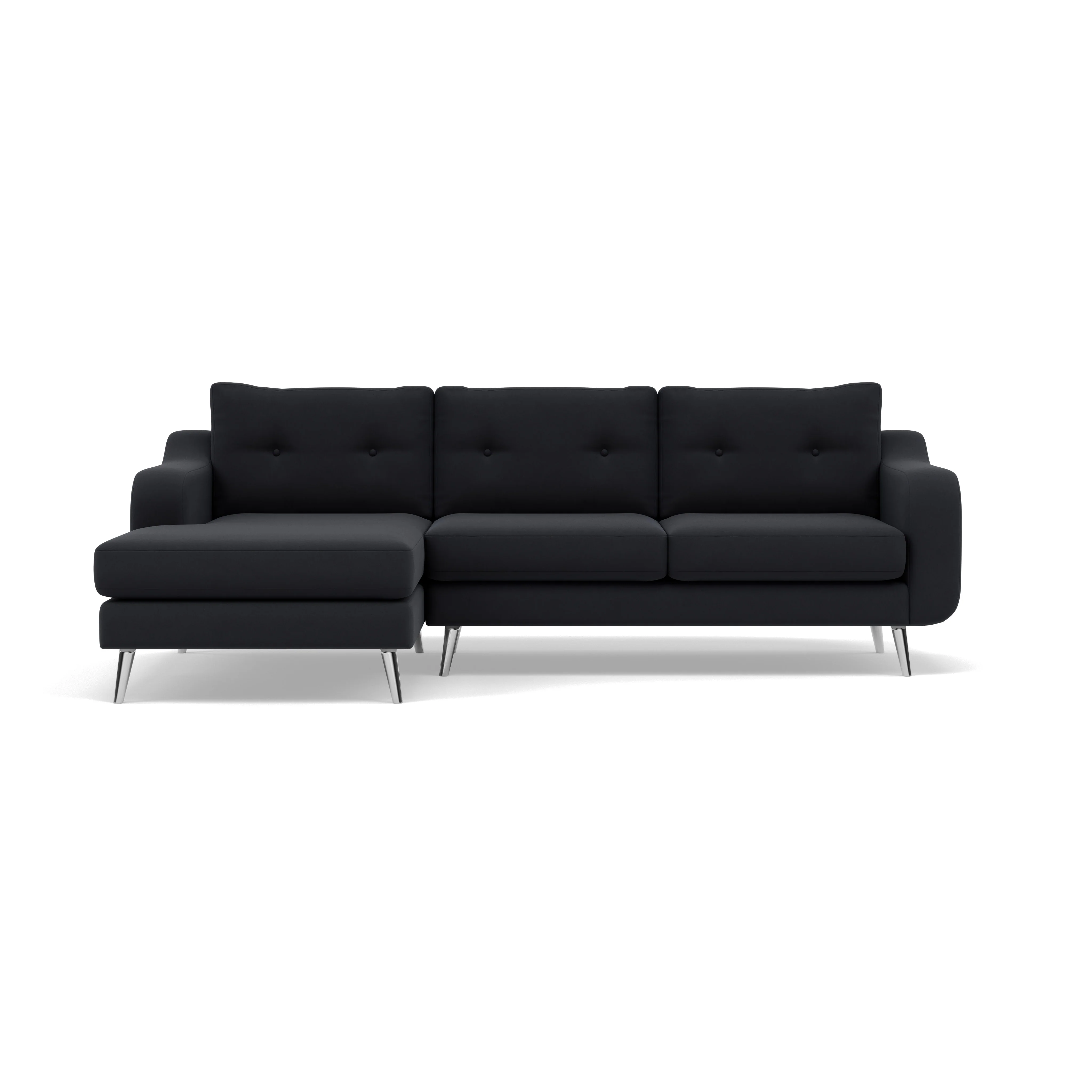 Phoebe Large Chaise Sofa - Large Chaise Sofa LHF Standard Back Grade B - Left Hand Facing - Image 5