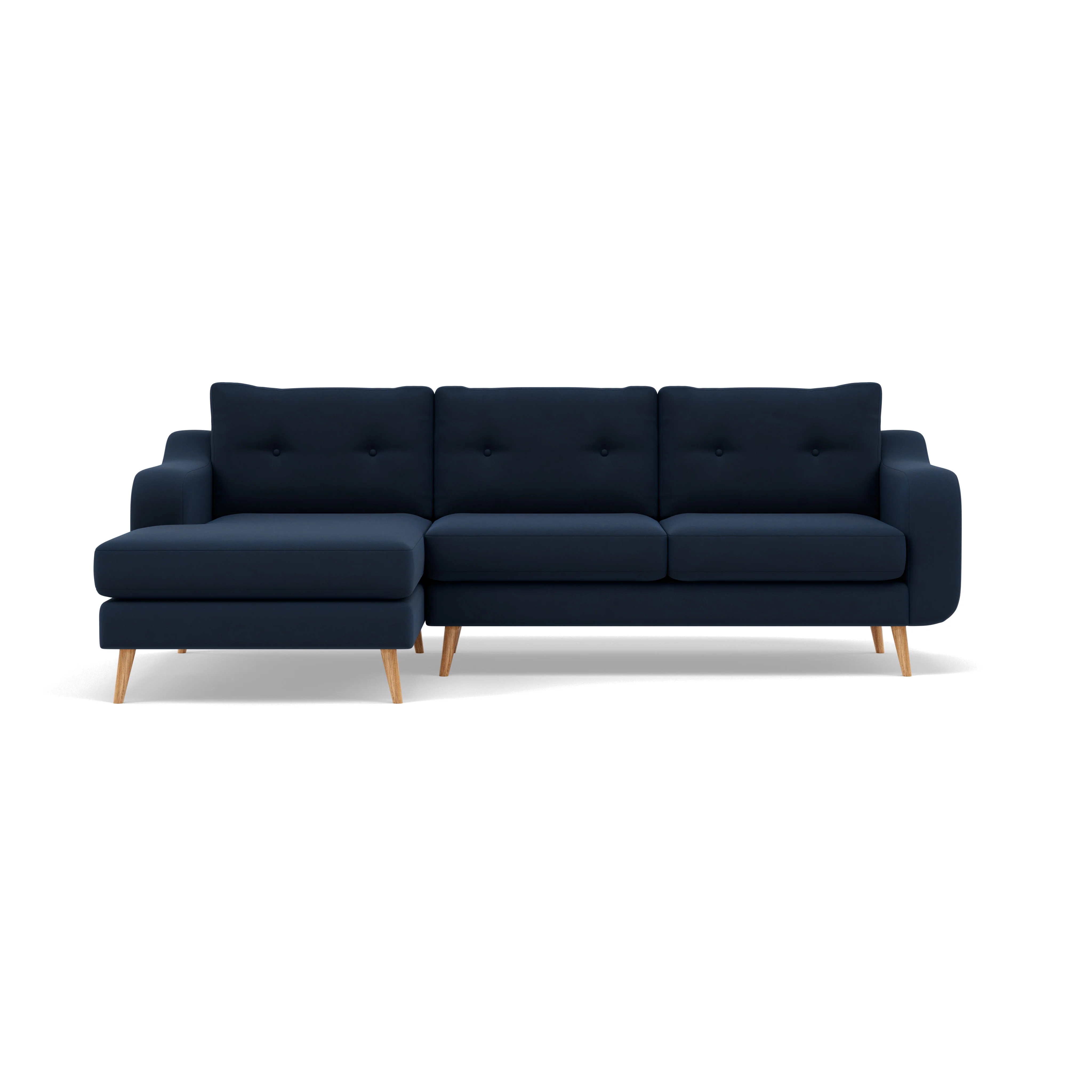 Phoebe Large Chaise Sofa - Large Chaise Sofa LHF Standard Back Grade B - Left Hand Facing - Image 8