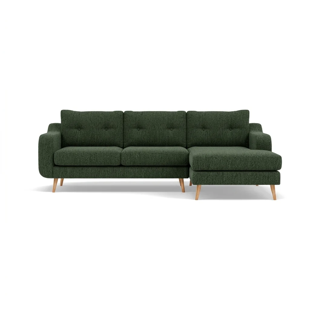Phoebe Large Chaise Sofa - Large Chaise Sofa RHF Standard Back Grade A - Right Hand Facing - Image 15