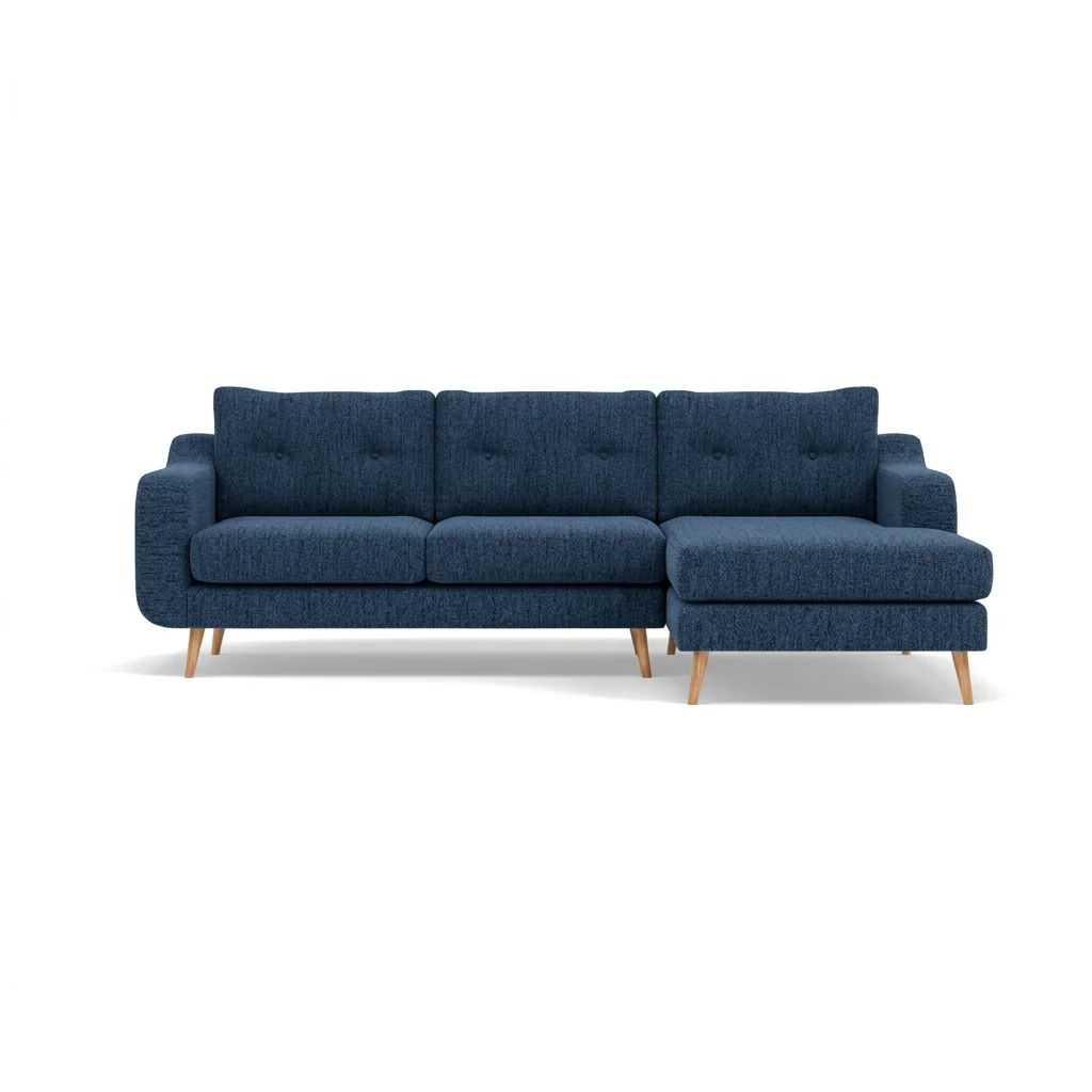 Phoebe Large Chaise Sofa - Large Chaise Sofa RHF Standard Back Grade A - Right Hand Facing - Image 16