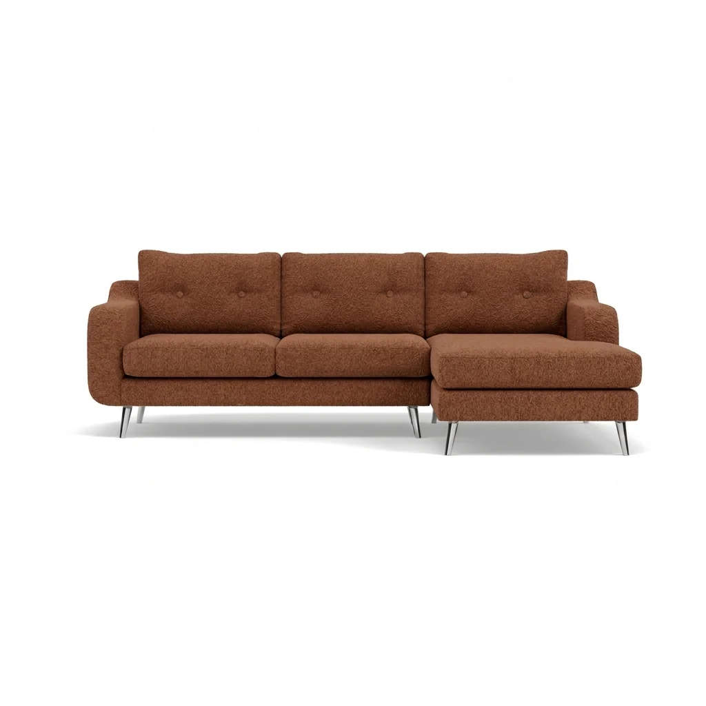 Phoebe Large Chaise Sofa - Large Chaise Sofa RHF Standard Back Grade A - Right Hand Facing - Image 19