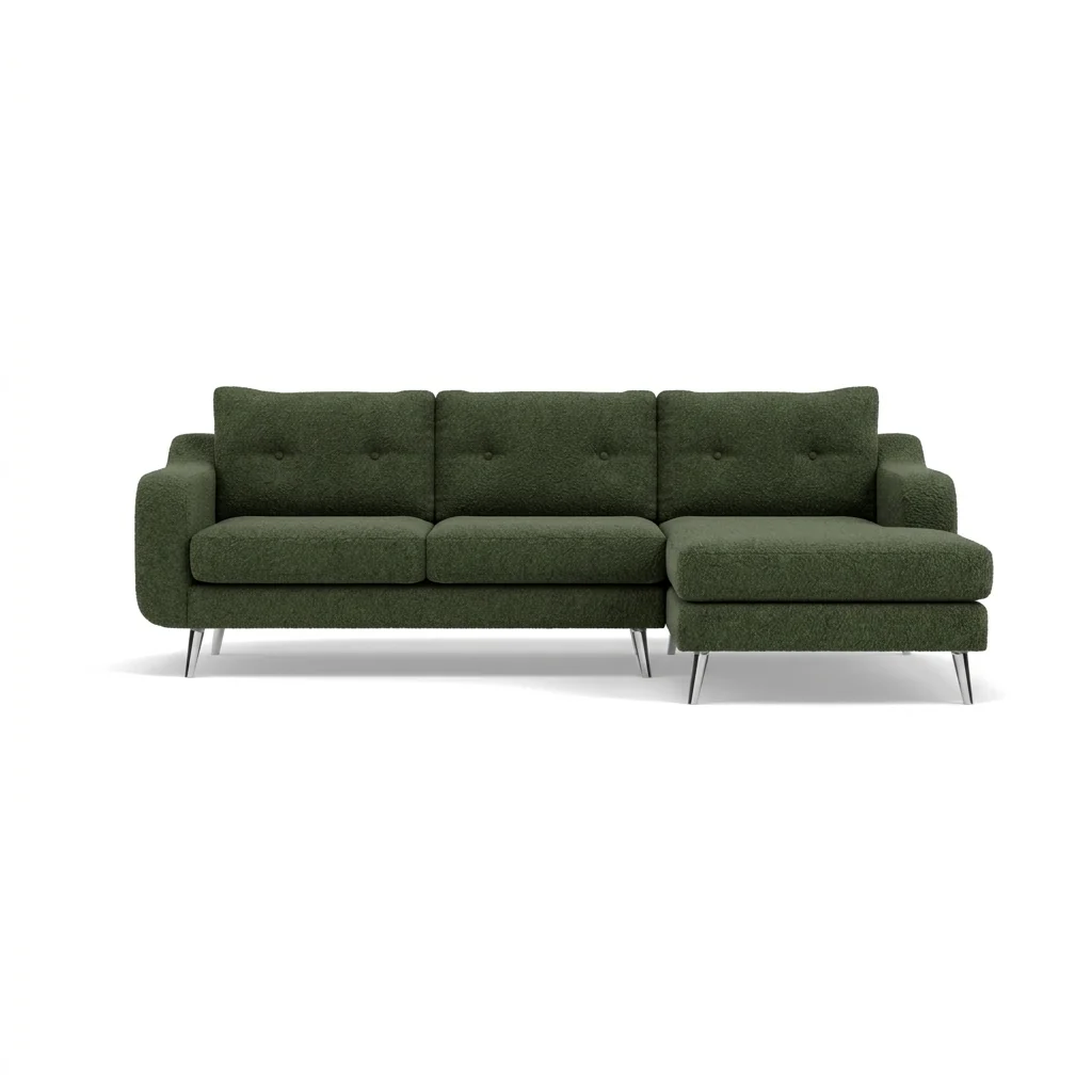 Phoebe Large Chaise Sofa - Large Chaise Sofa RHF Standard Back Grade A - Right Hand Facing - Image 20